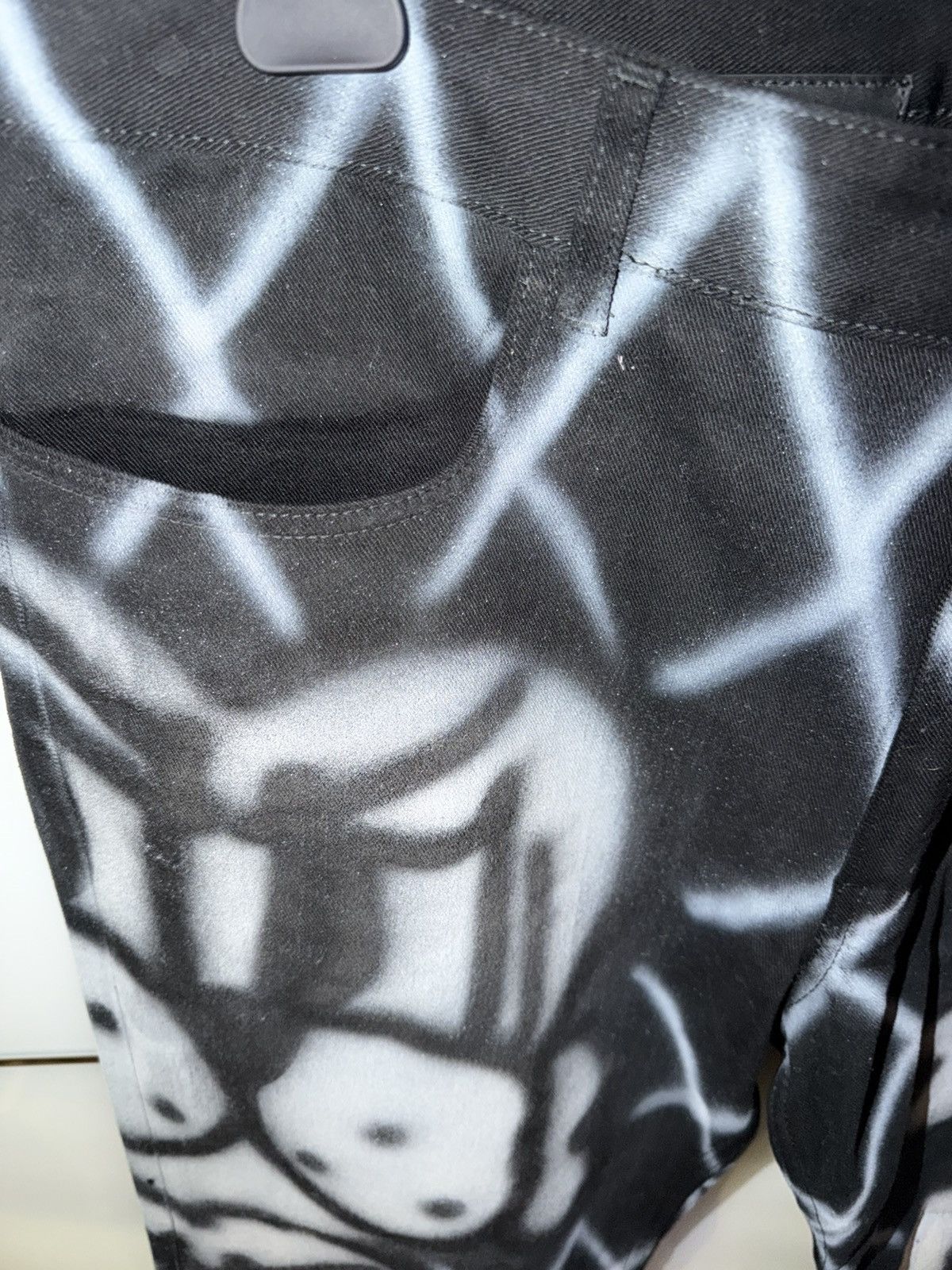 Chito × Givenchy Givenchy x Chito Graffiti Stretch Slim Fit Jeans Size US 36 / EU 52 - 6 Thumbnail