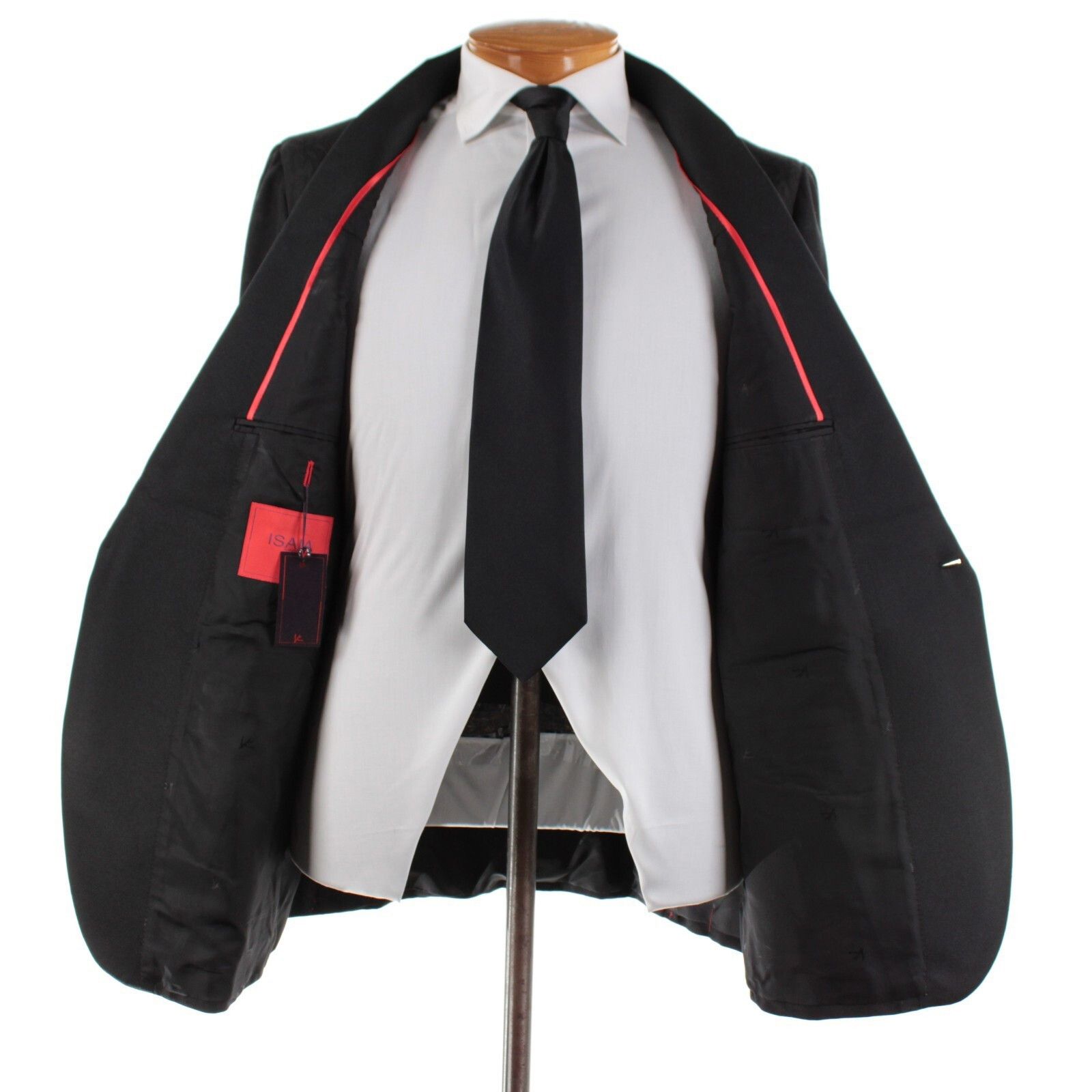 Isaia Isaia NWT 100% Wool Dinner Jacket Size 56R (46R US) In Tonal Size 46R - 6 Thumbnail