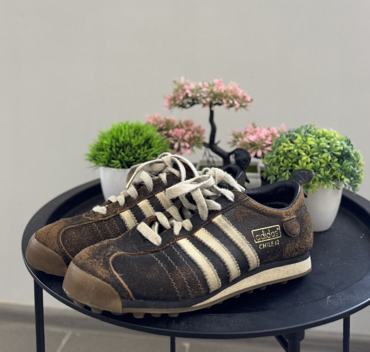 adidas gazelle silver green womens Vintage Adidas Rom Sneakers UK 5 – dla dushy