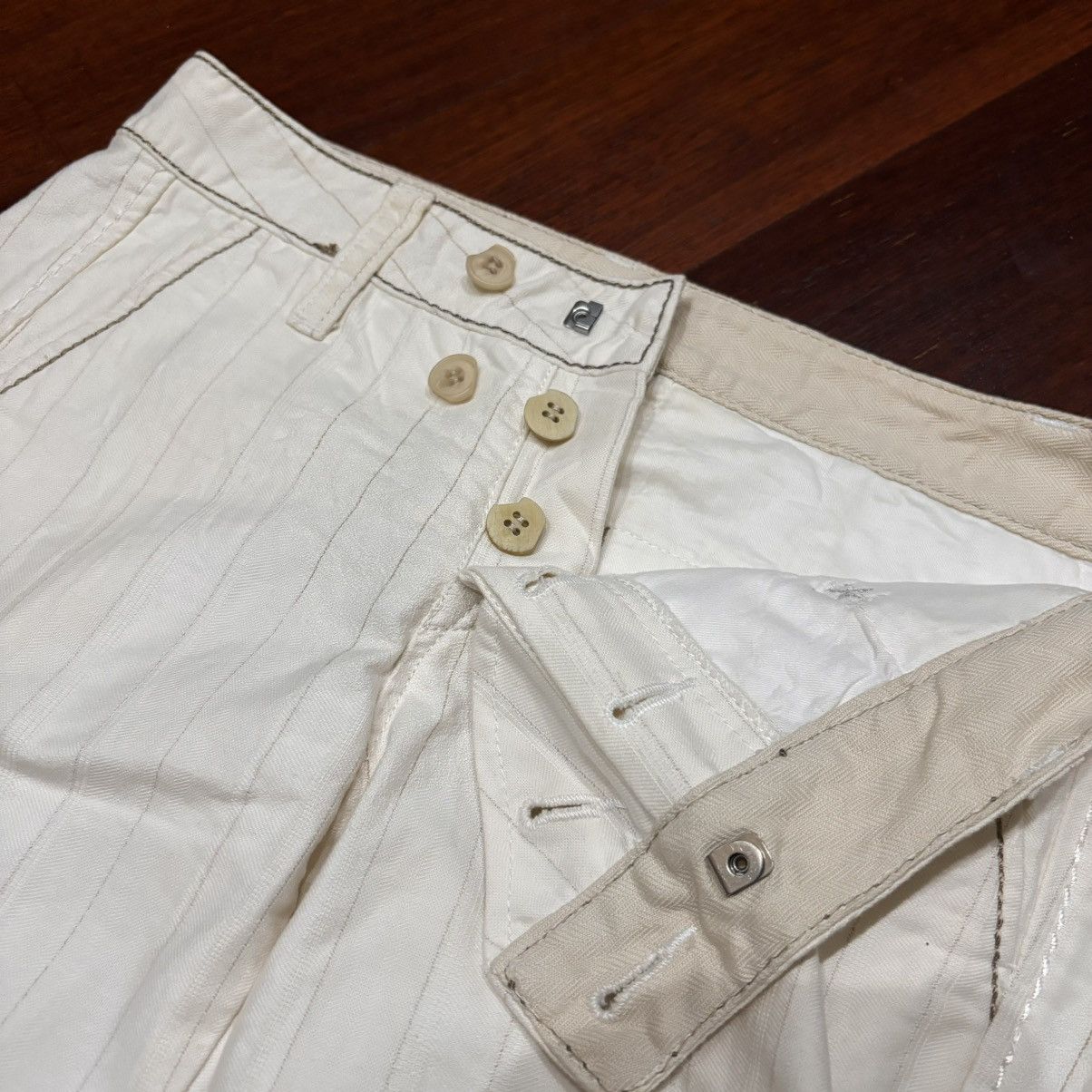 Designer × Marithe + Francois Girbaud ⚡️QUICK SHIP⚡️ Marithe Francois Girbaud Stripes Pants Size US 30 / EU 46 - 3 Thumbnail