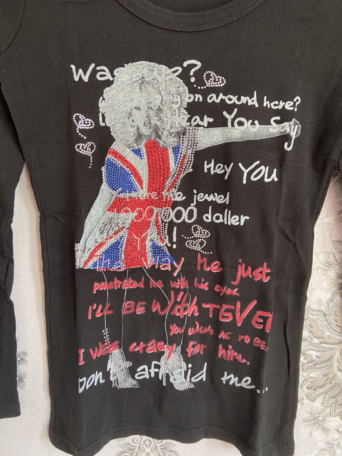 If Six Was Nine Sugarbrown Poem Longsleeve Size US M / EU 48-50 / 2 - 2 Thumbnail