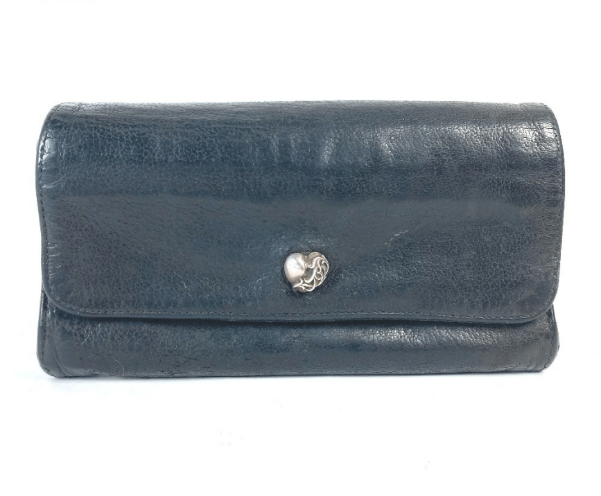 Chrome Hearts CHROME HEARTS Judy Long Wallet Black Leather Size ONE SIZE - 1 Thumbnail