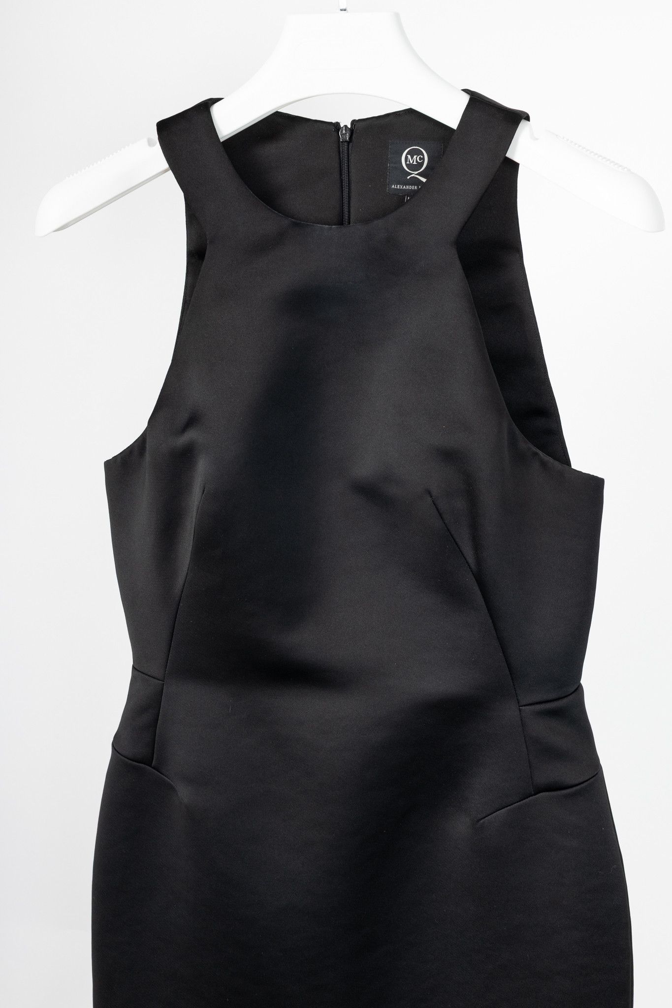 MCQ McQ by Alexander McQueen PF14 Duchess Satin Ruffle Dress Size M / US 6-8 / IT 42-44 - 3 Thumbnail