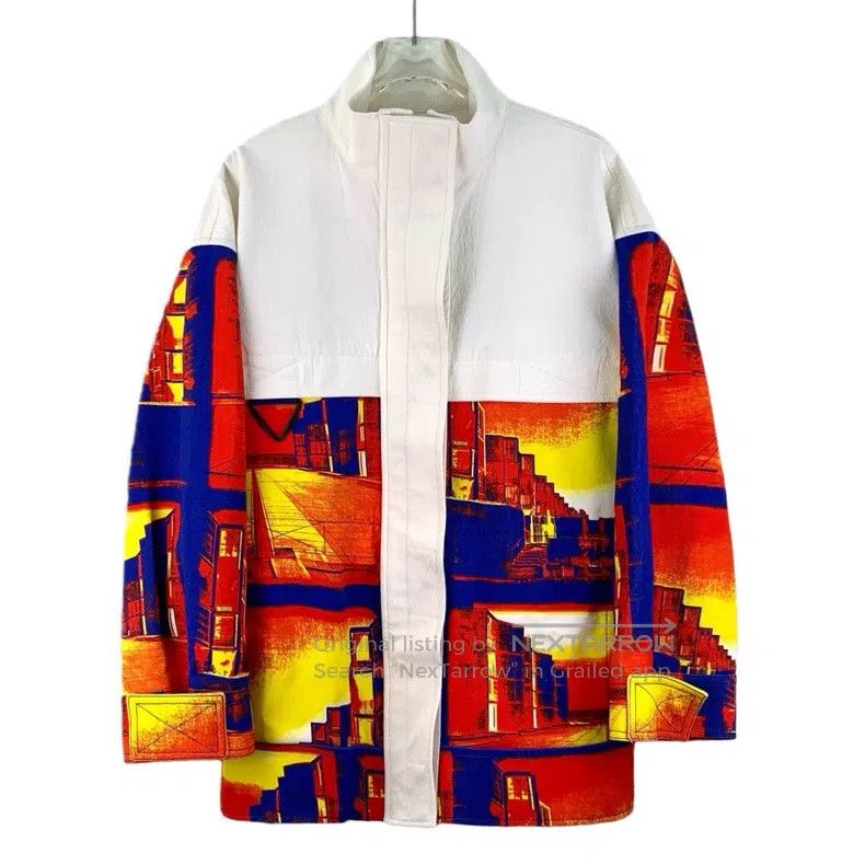 Louis Vuitton Louis Vuitton 23 Color-Block Sunset Print Cotton Long Slee Size XXS / US 00 / IT 34 - 1 Thumbnail