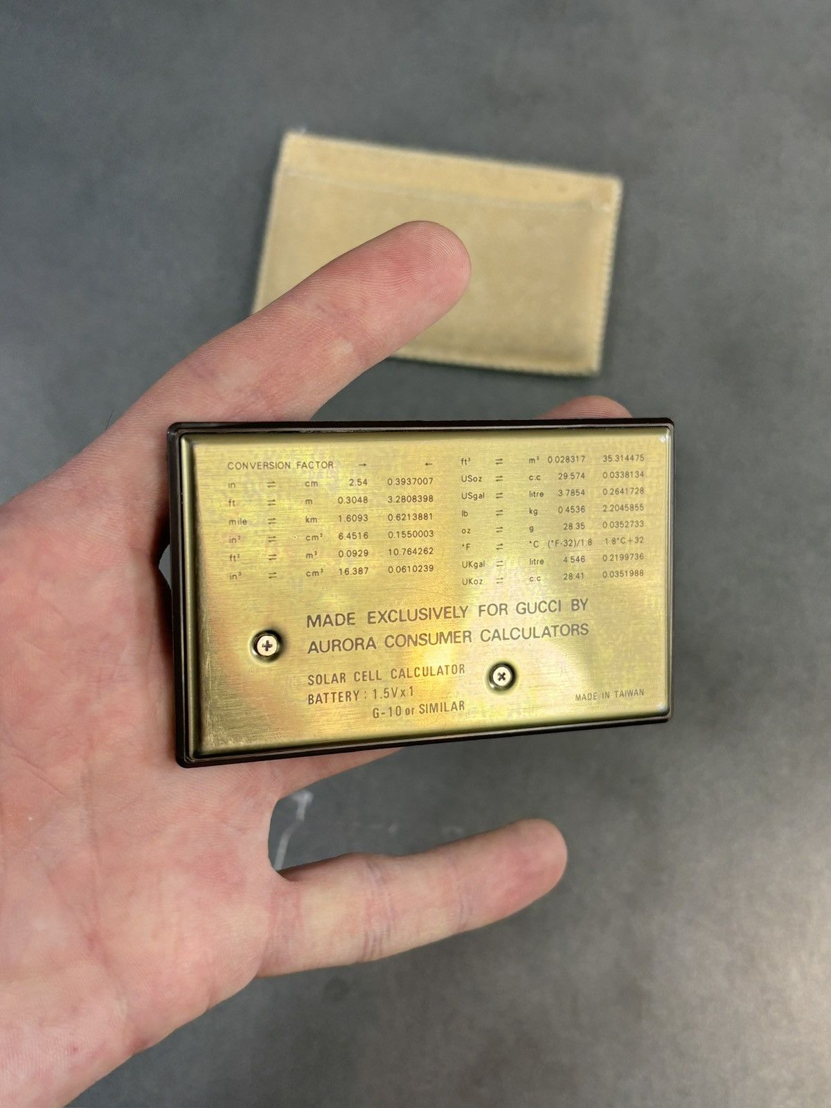 Gucci Vintage Gucci Calculator 1980s Gucci Home Gift 70s Novelty Size ONE SIZE - 8 Thumbnail