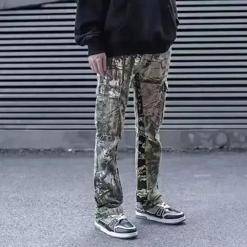 Japanese Brand × Vintage BLACK FRIDAY SALE Mixed Camo Print Cargo Straight Leg Size US 34 / EU 50 - 4 Thumbnail