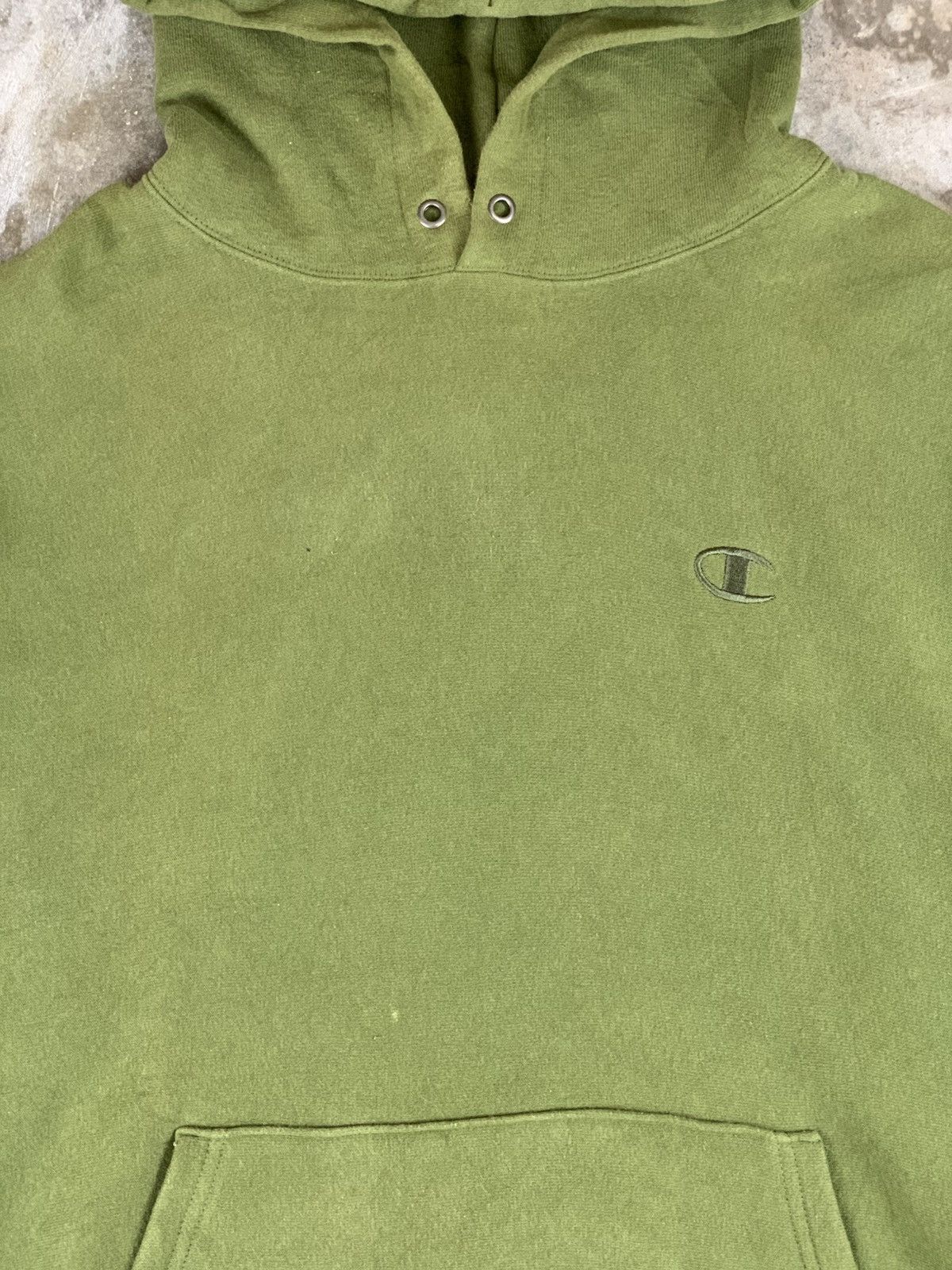 Champion Vintage Champion Reverse Weave Spell Out Pullover Hoodie Size US XL / EU 56 / 4 - 4 Thumbnail