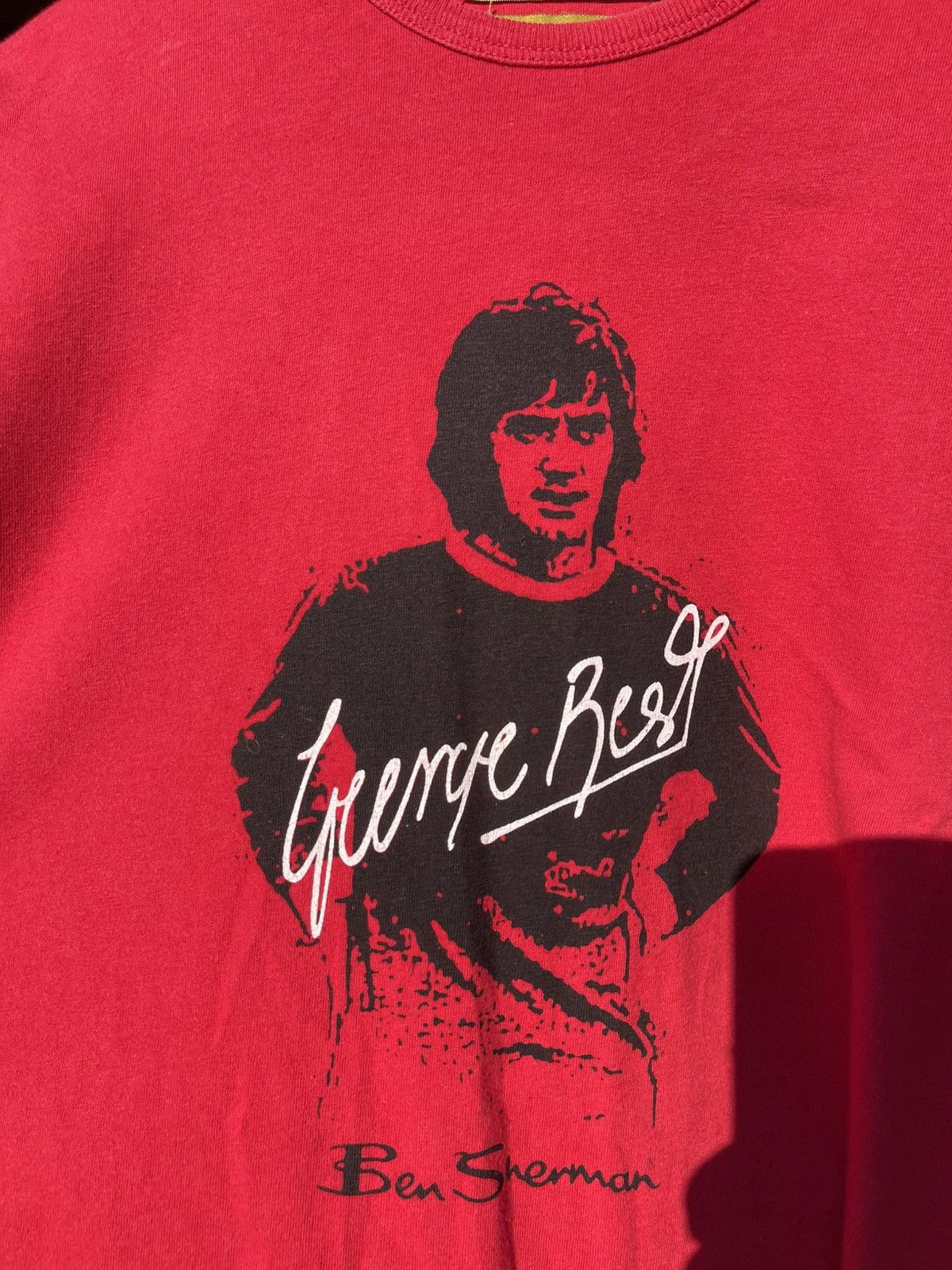 Ben Sherman Ben Sherman George Best Red t-shirt tee Size US M / EU 48-50 / 2 - 7 Thumbnail