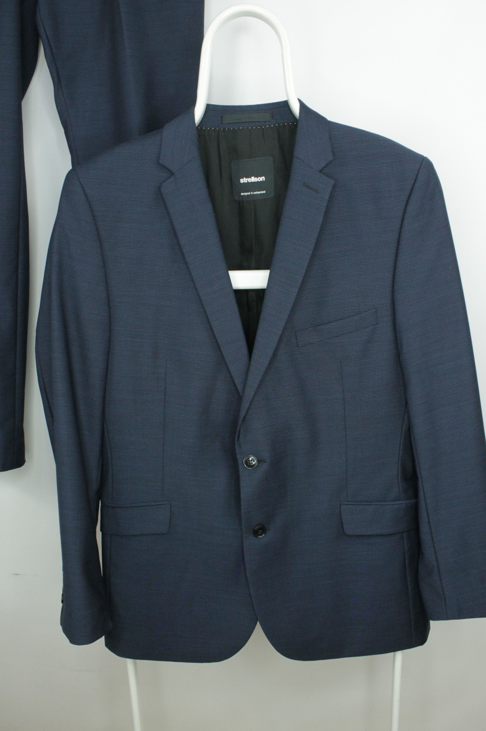 Strellson Strellson Allen Mercer Super 110' Wool Slim Fit Men's Suit Size 40R - 2 Thumbnail