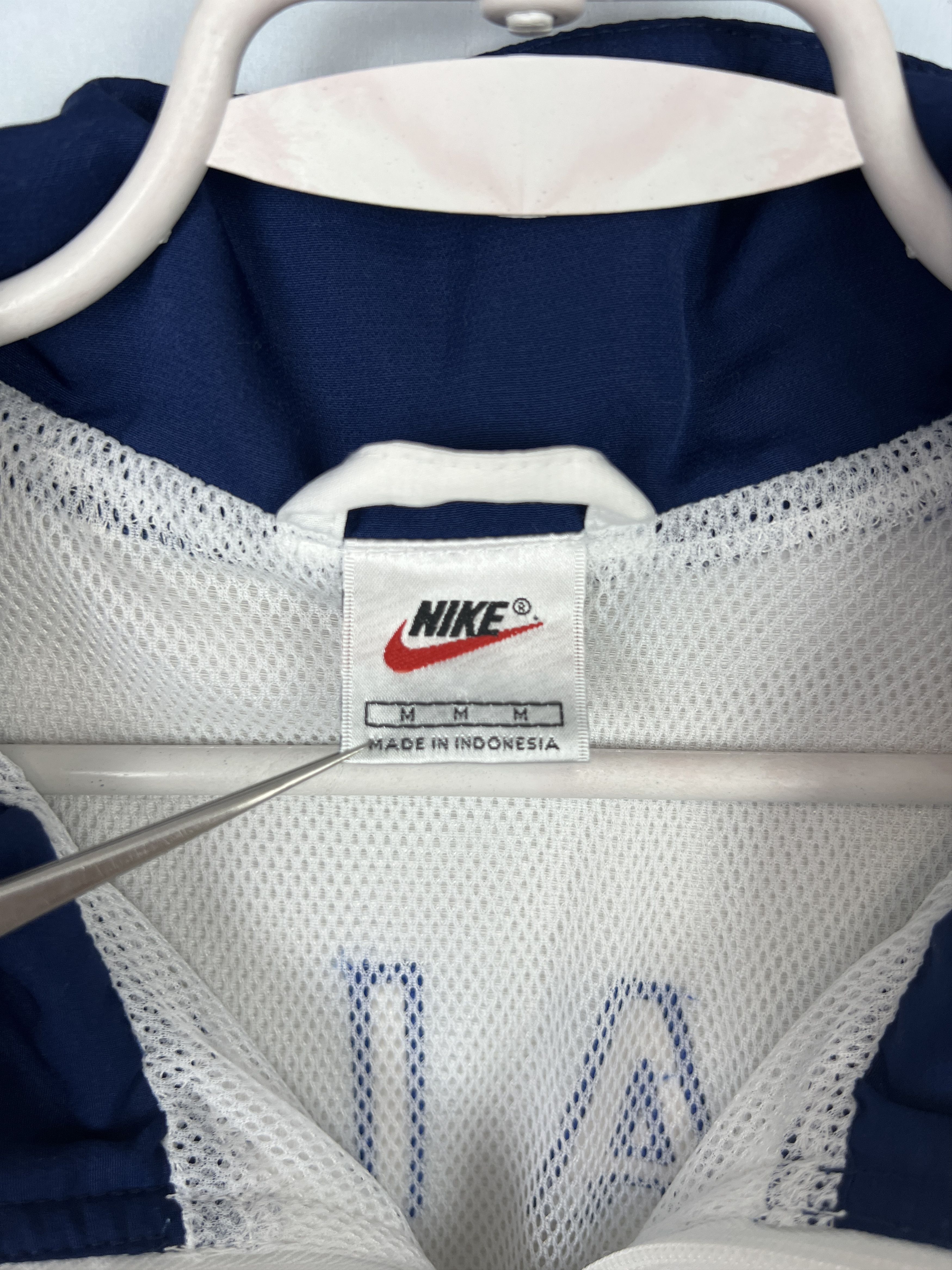 Nike Vintage 90's Nike Italy Football Jacket Soccer Track Top Size US M / EU 48-50 / 2 - 8 Thumbnail