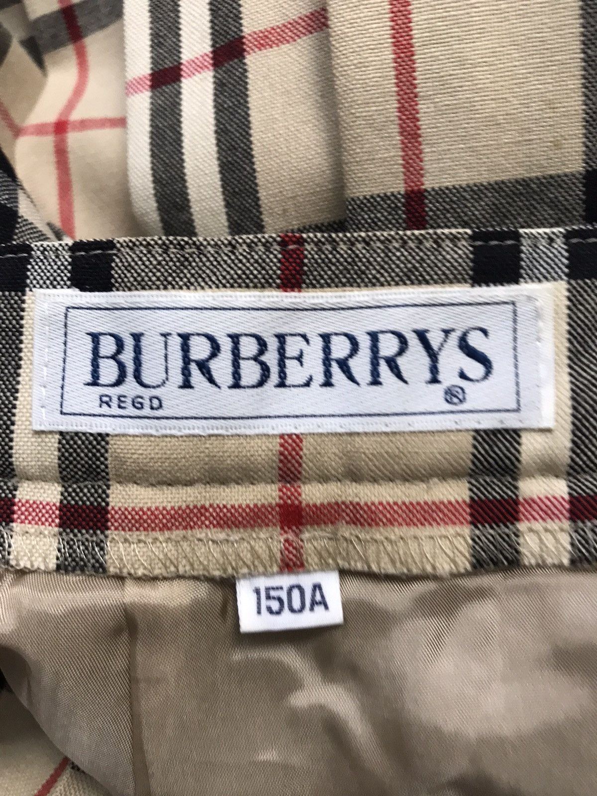 Burberry × Japanese Brand × Vintage Burberry Nova Check WoolSkirt Size 24" / US 00 / IT 34 - 5 Thumbnail