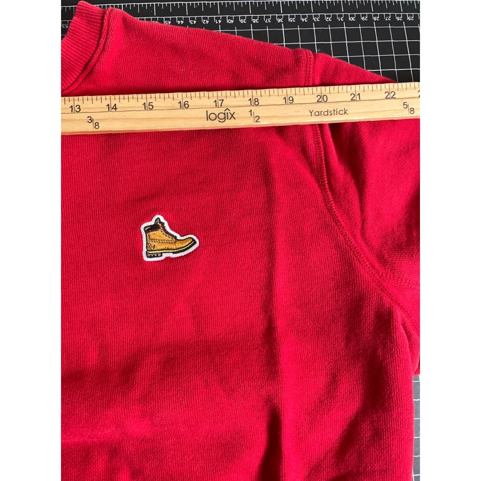 Timberland Timberland Sweatshirt Men’s Large Red Crewneck Embroidered Boot Heavyweight Vintage Pullover Regular Fit Size US L / EU 52-54 / 3 - 7 Thumbnail