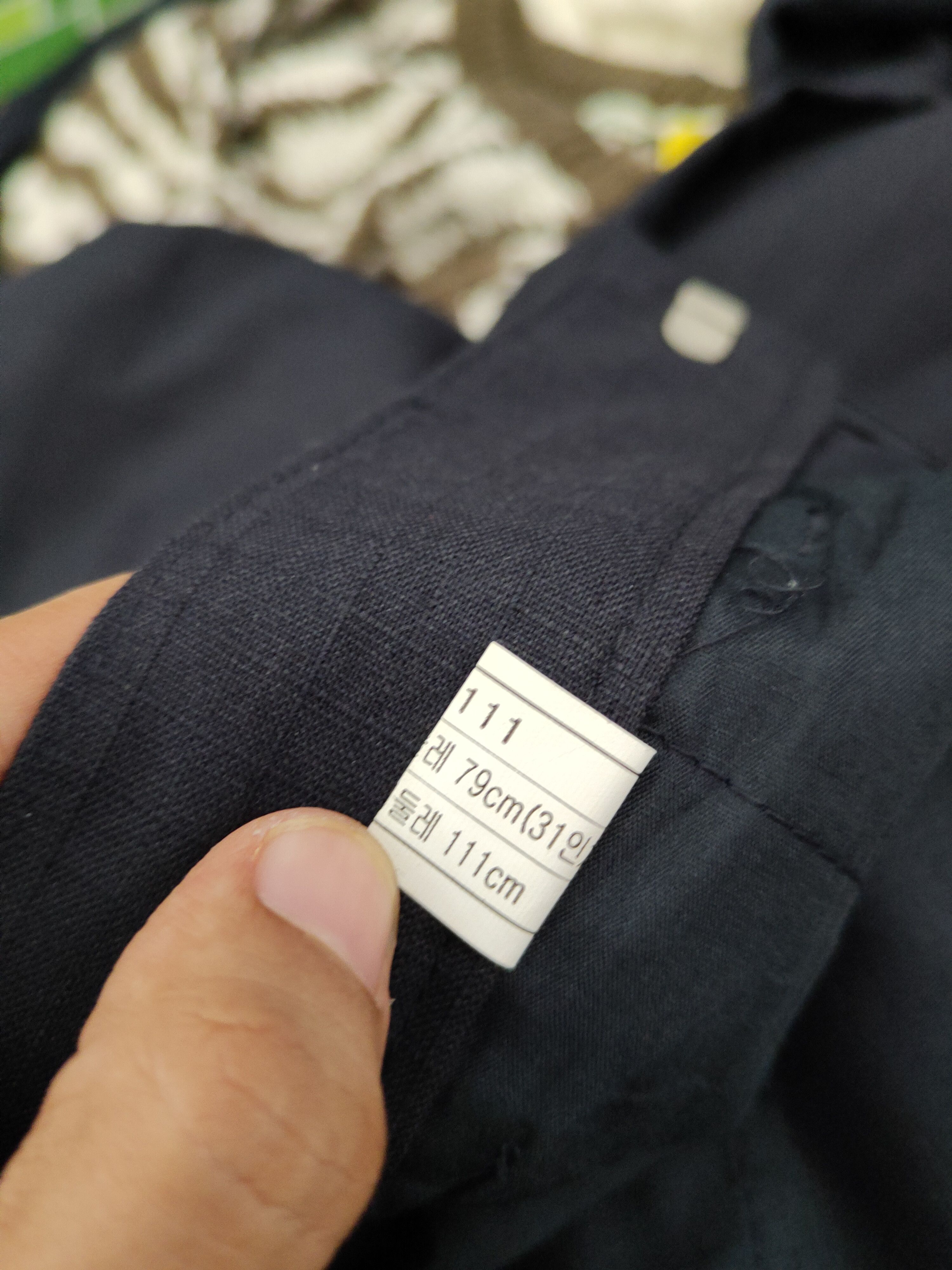 Japanese Brand Navy Multipocket Cargo Pants #W1018