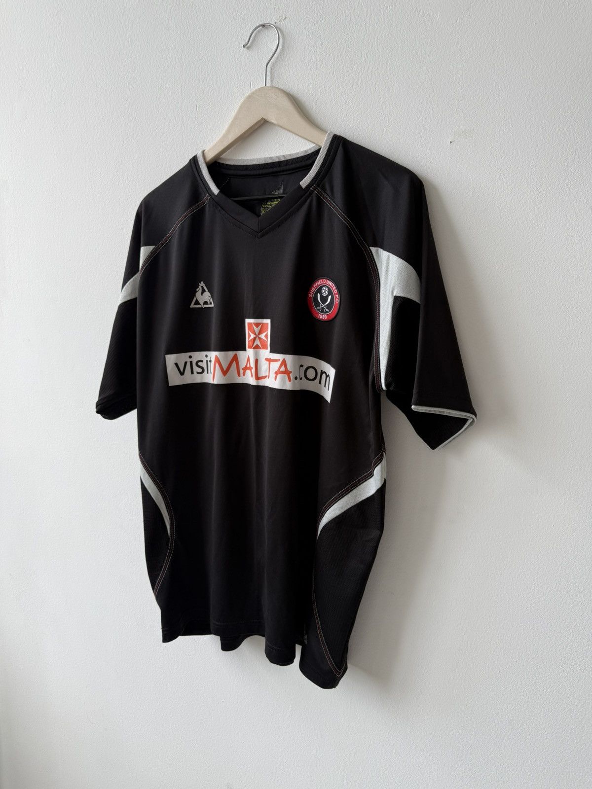 Le Coq Sportif × Vintage Le Coq Sportif Sheffield United 2008/2009 Away Jersey Size US L / EU 52-54 / 3 - 2 Thumbnail
