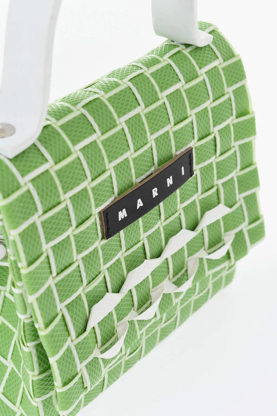 Marni og1mm0326 Size: OS / Two-Tone Mini Bag in White & Green Size ONE SIZE - 3 Thumbnail