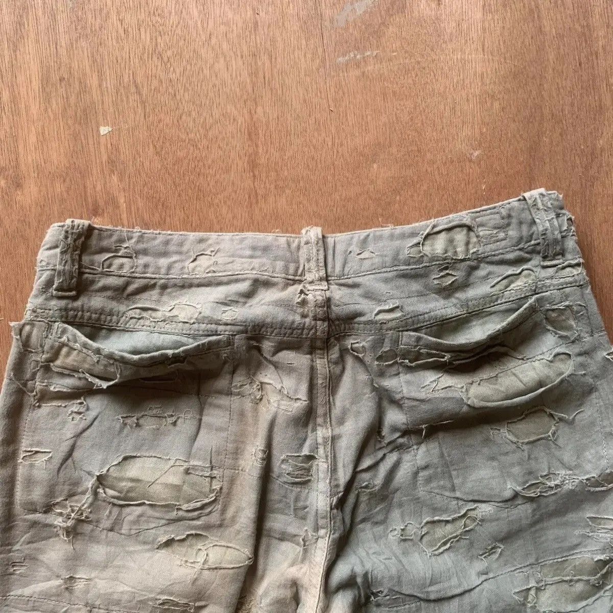 Le Grande Bleu (L.G.B.) 💥 RARE DESIGN 💥 VINTAGE BARTACK DEPT TROUSERS FADED PANTS Size US 30 / EU 46 - 16 Thumbnail