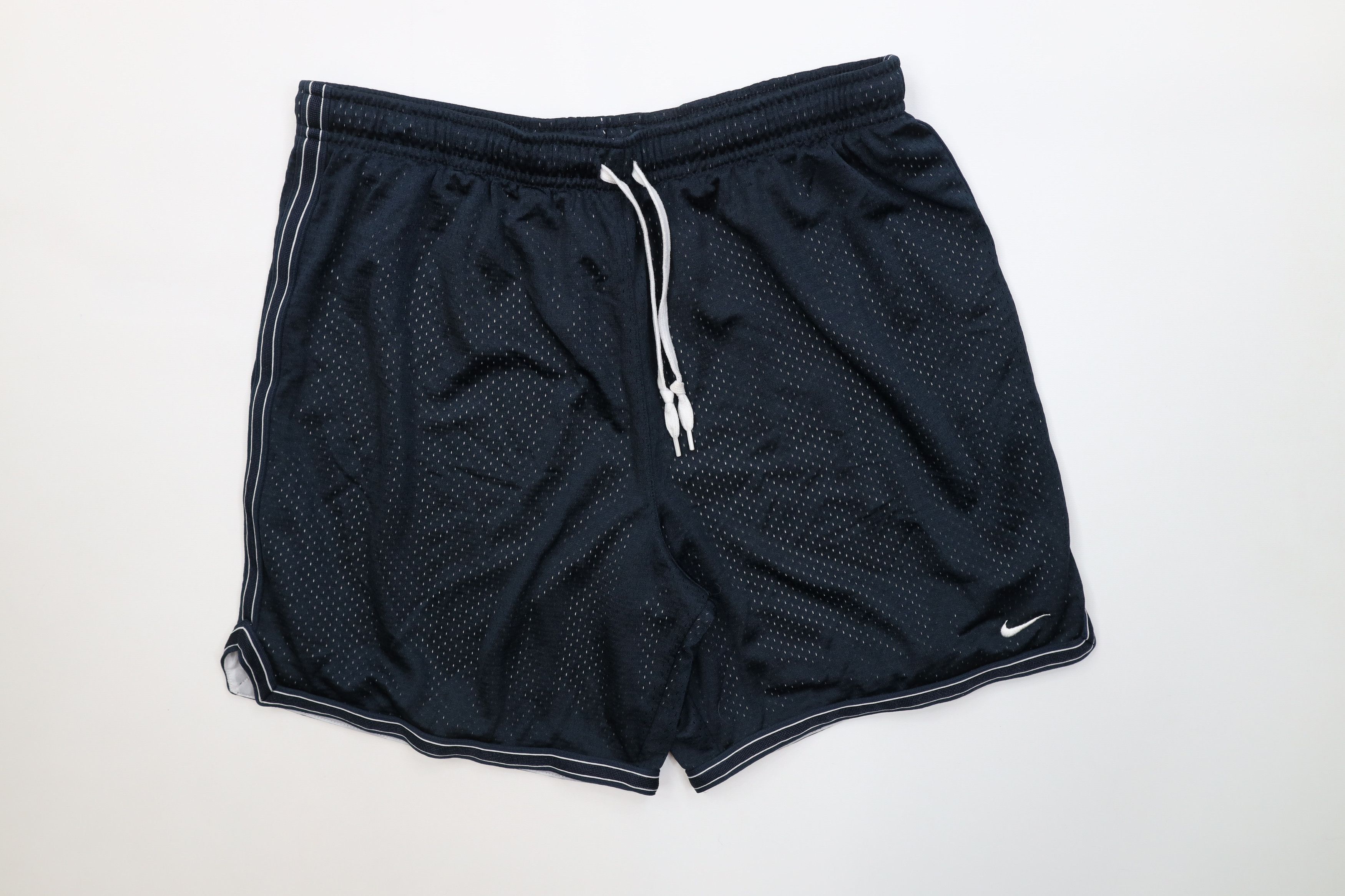 Nike Vintage Y2K Nike Scott Mini Swoosh Above Knee Shorts Blue Size US 32 / EU 48 - 1 Thumbnail
