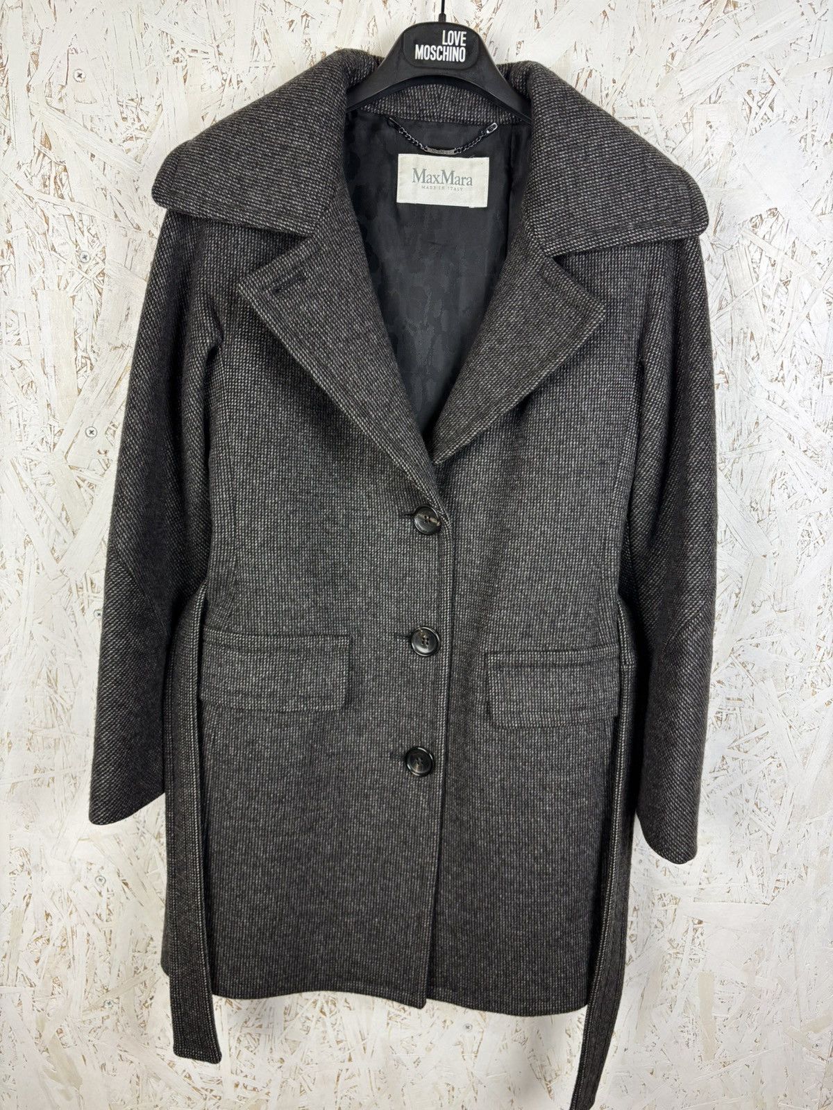 Max Mara Max Mara Soft Wool Coat In Grey Size S / US 4 / IT 40 - 2 Thumbnail