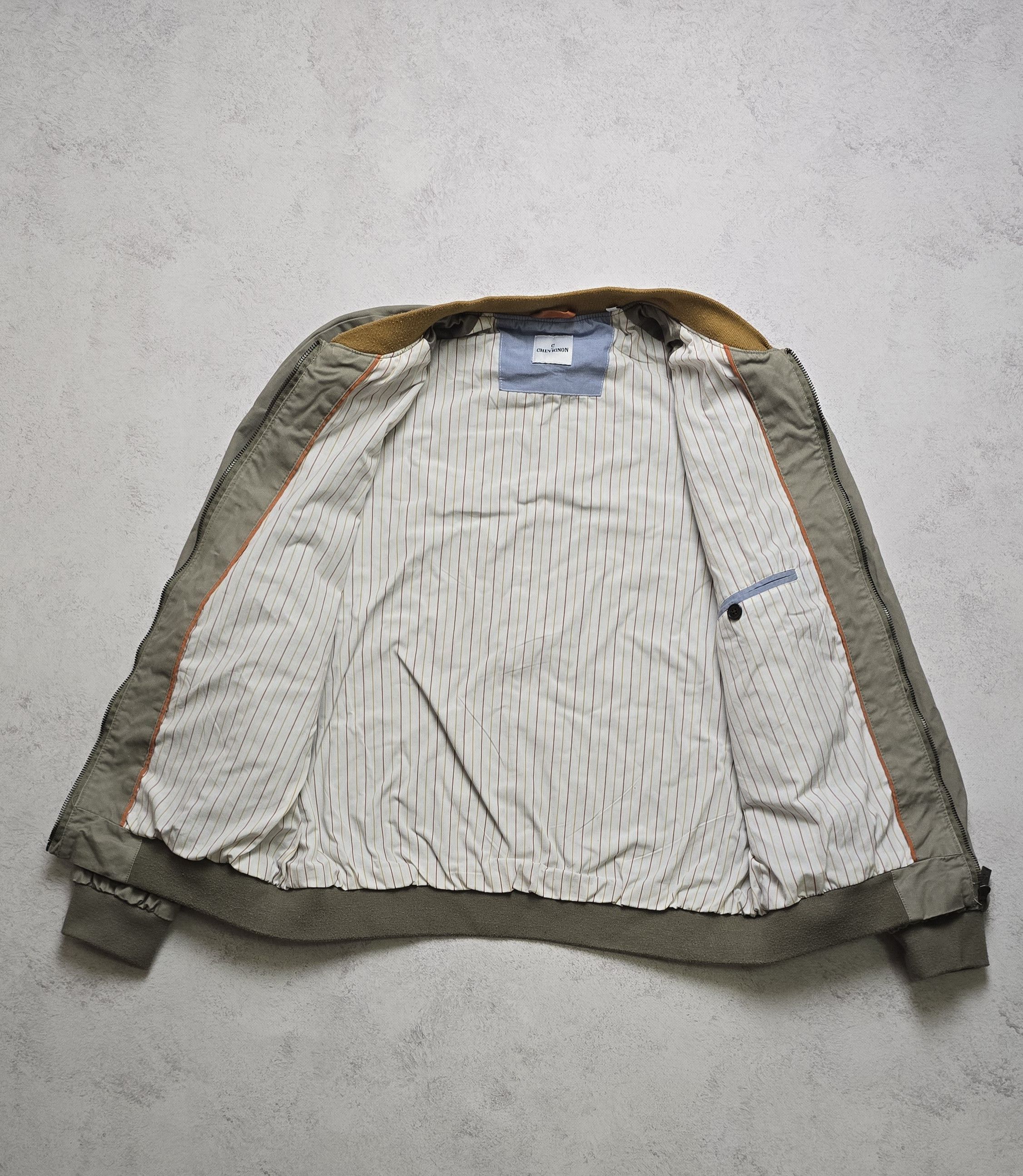 Chevignon Chevignon Denim Vintage BOMBER Jacket Beige Casual Size US L / EU 52-54 / 3 - 16 Thumbnail