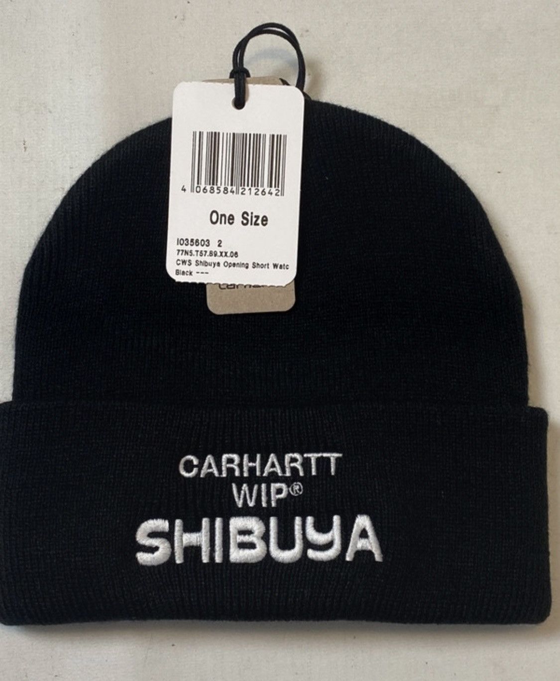 Carhartt Wip Carhartt Wip open store Shibuya size one black cap new Size ONE SIZE - 2 Thumbnail