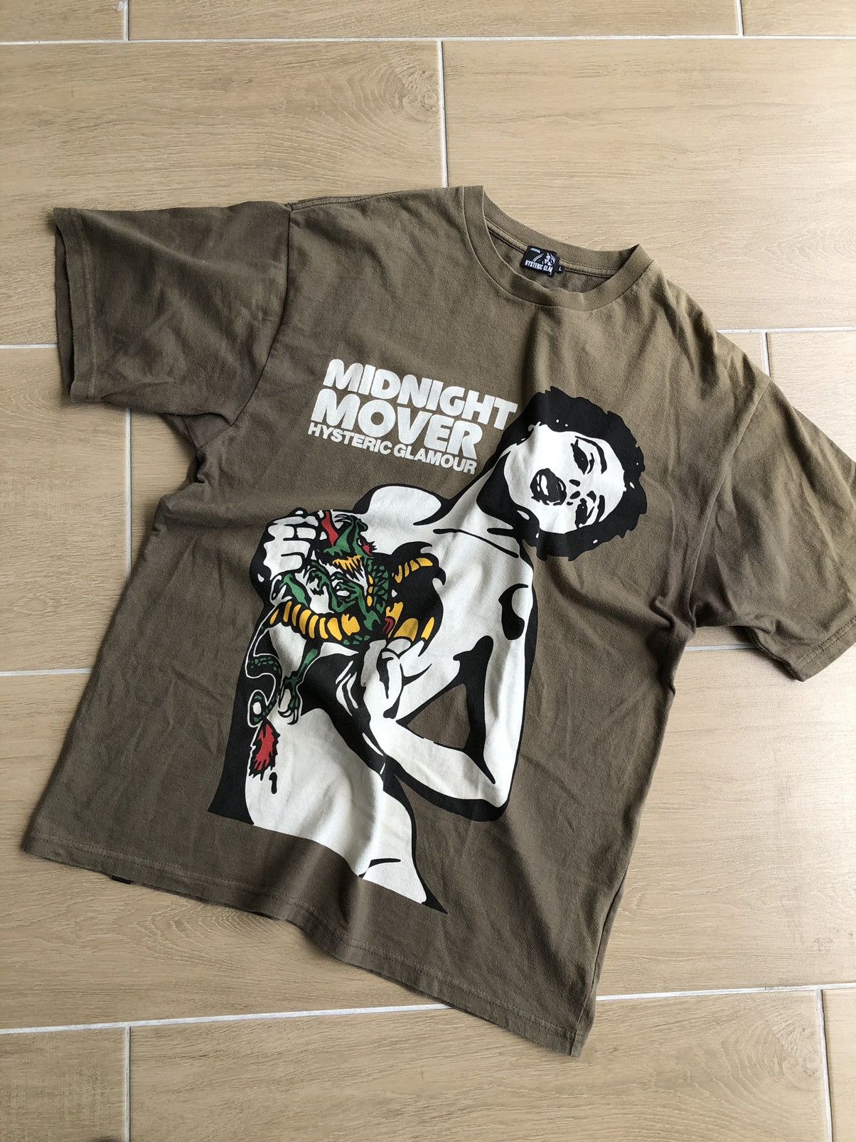 HYSTERIC GLAMOUR MIDNIGHT MOVER Tシャツ Hysteric Glamour × Japanese Brand × Streetwear Hysteric Glamour
