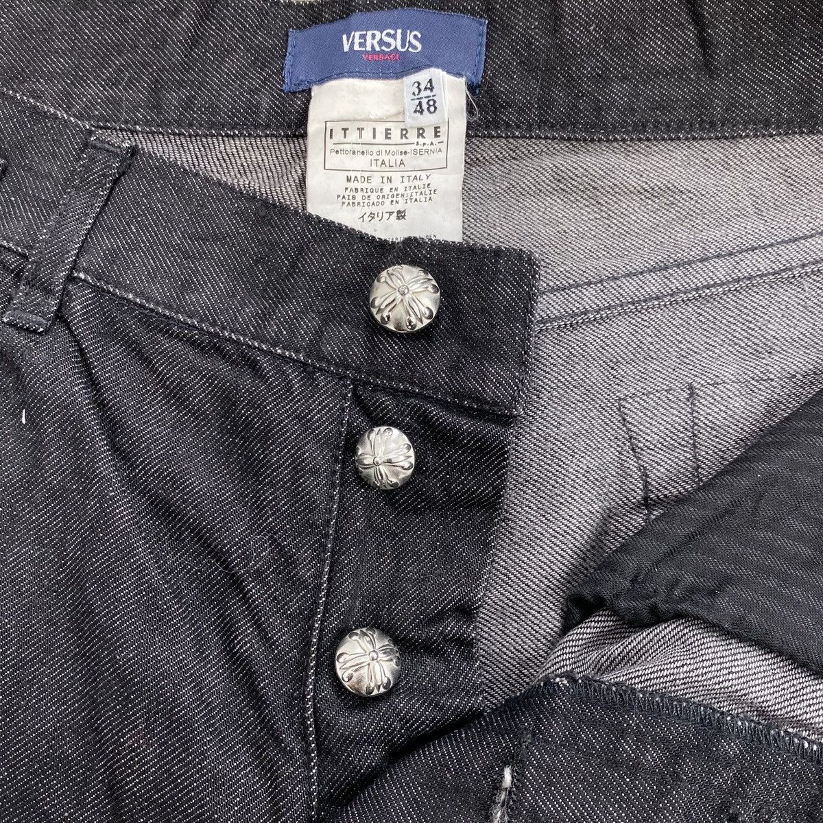 Versus Versace Vintage Versace Versus Zipper Jeans Luxury Italian Designer Size US 34 / EU 50 - 14 Thumbnail