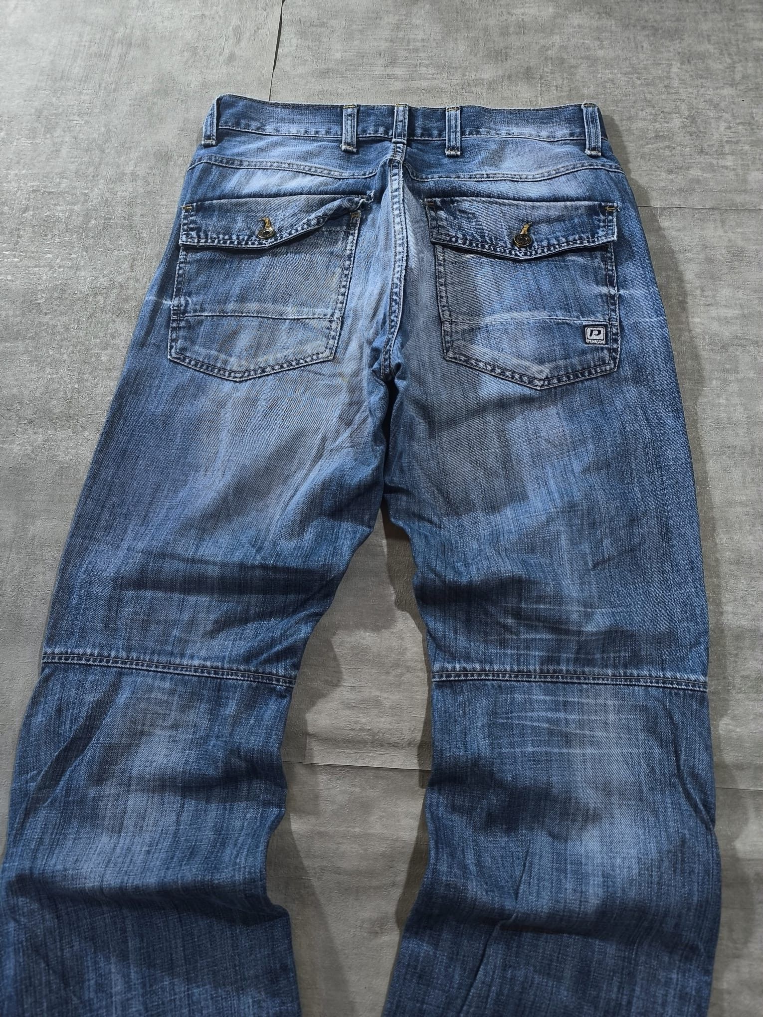 Vintage VINTAGE 3D KNEE DISTRESSED JEANS Size US 32 / EU 48 - 4 Thumbnail