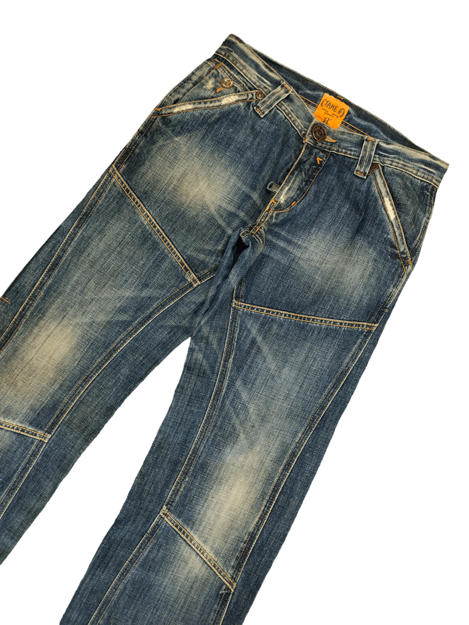 Kapital Vintage Take Two Barros D0500 Spiral Cut Denim Jeans Size US 31 - 5 Thumbnail