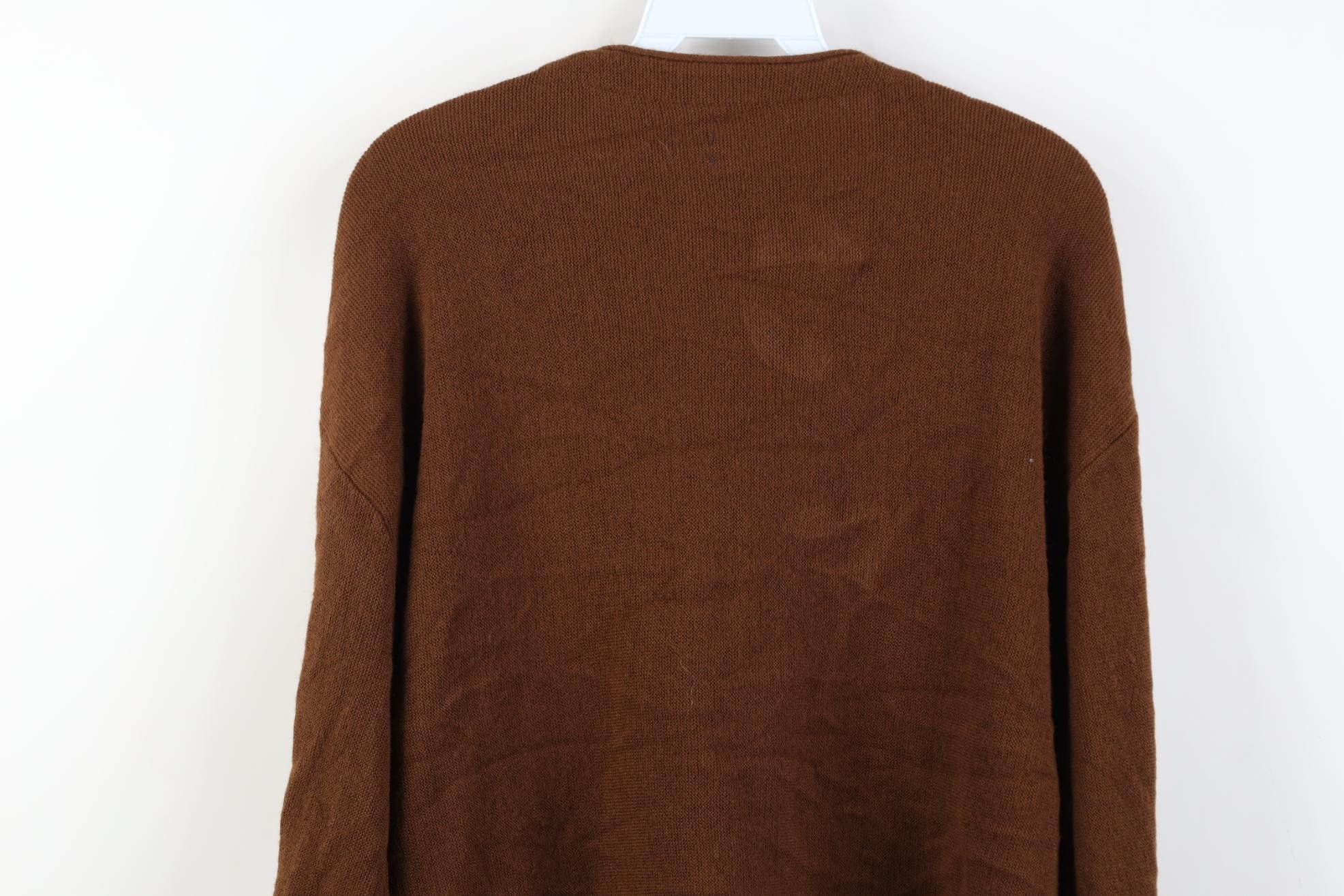 Vintage Vintage 50s 60s Streetwear Cobain Knit Cardigan Sweater USA Size US XL / EU 56 / 4 - 14 Thumbnail