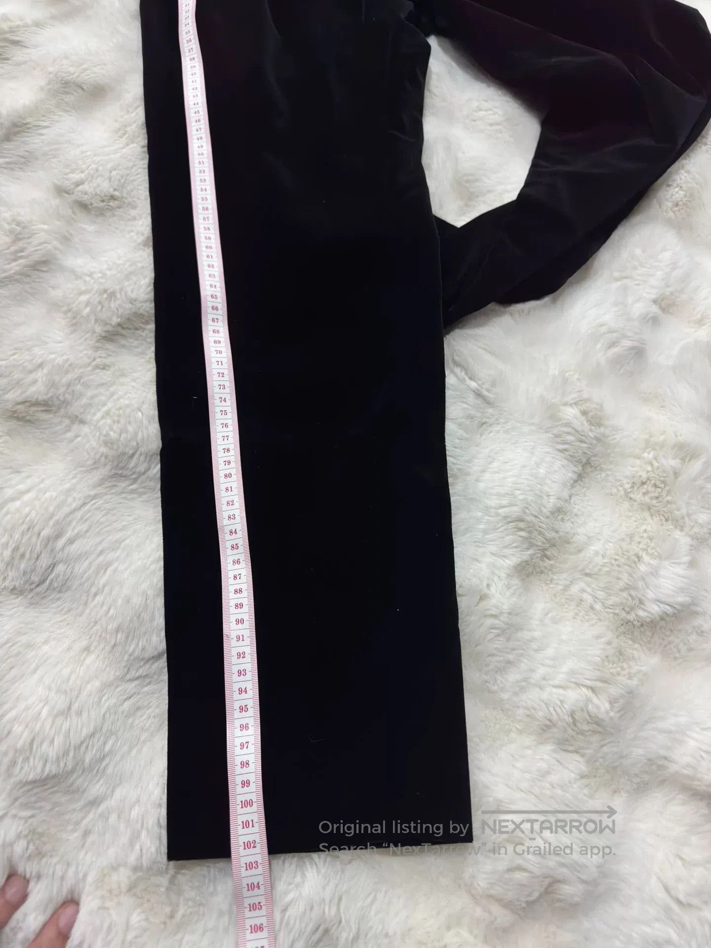 Saint Laurent Paris Saint Laurent Men's Slim Velvet Trousers. Size US 30 / EU 46 - 8 Thumbnail
