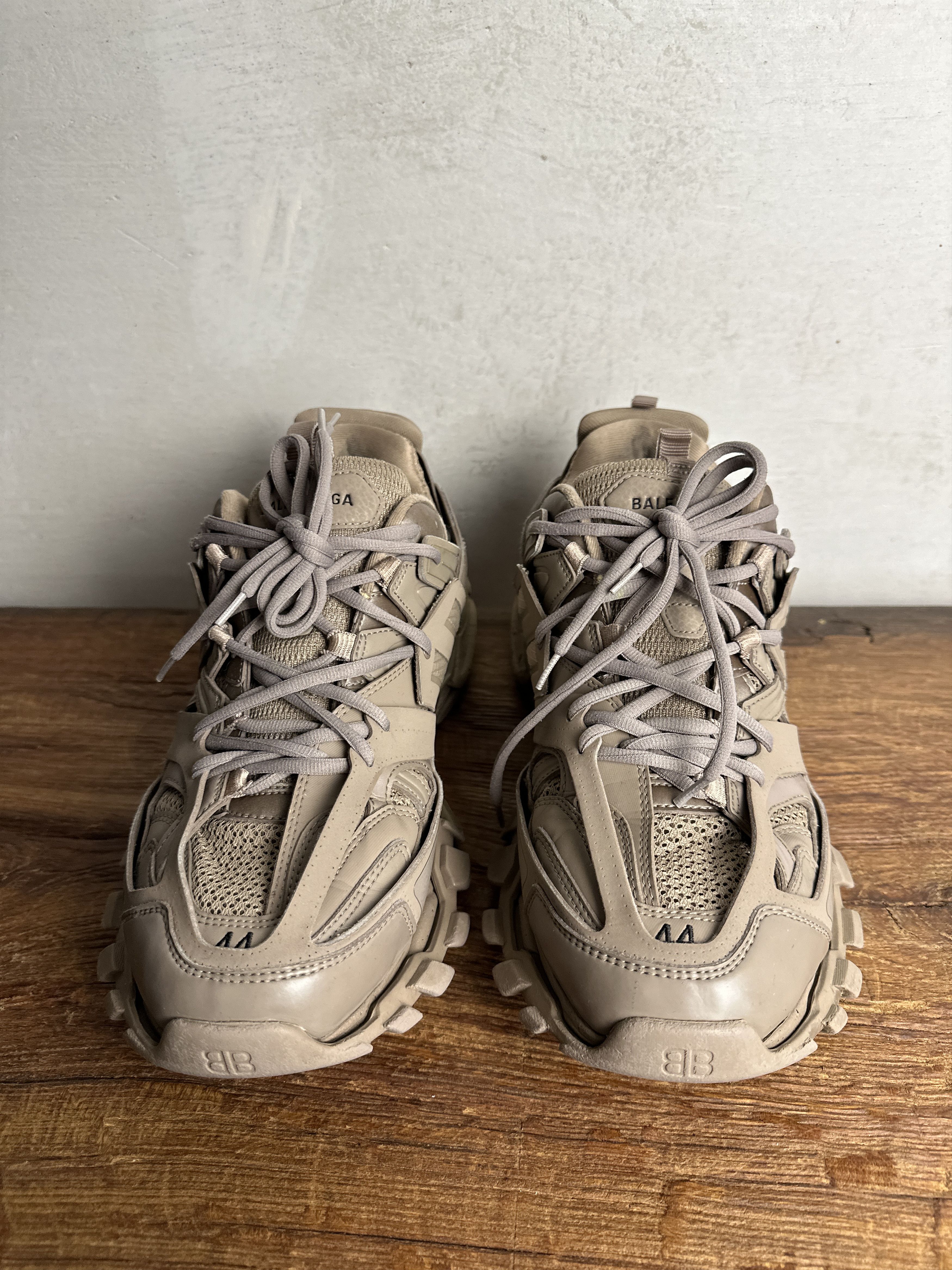 Balenciaga Balenciaga Track Full Beige Recycled Sneakers Size US 11 / EU 44 - 5 Thumbnail