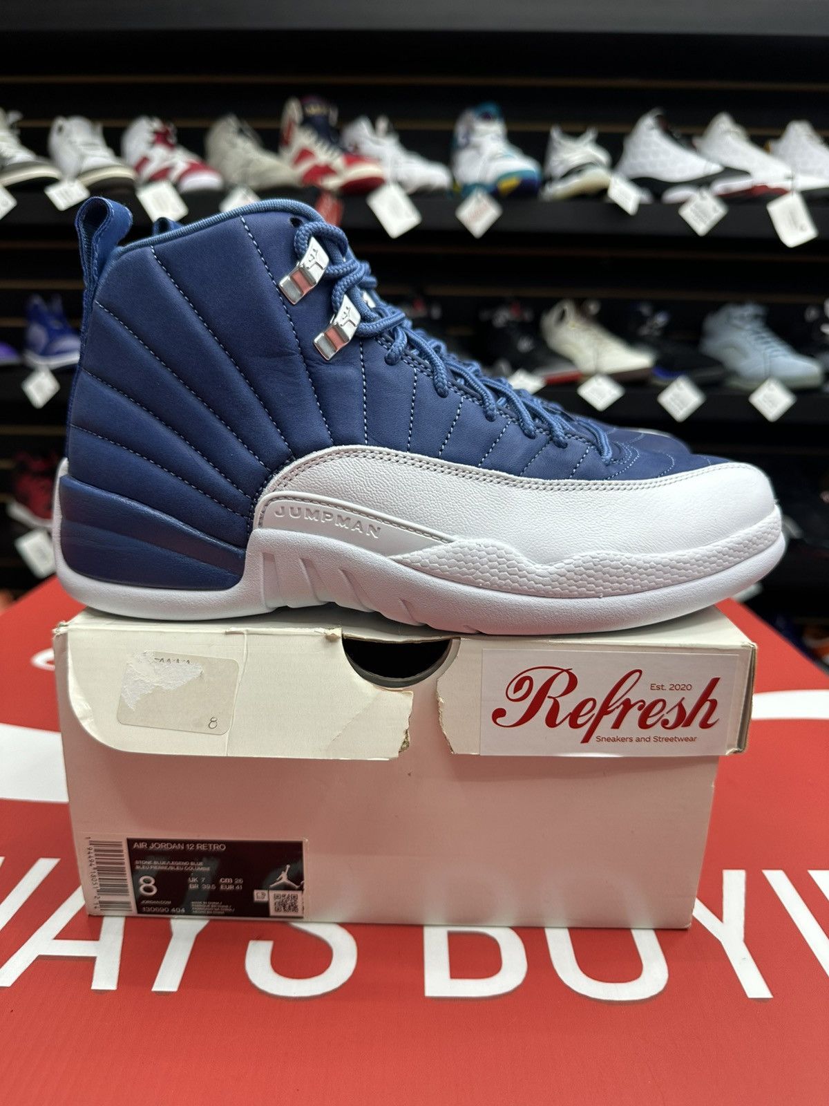 Jordan Brand Air Jordan 12 Indigo Size 8 Size US 8 / EU 41 - 1 Thumbnail