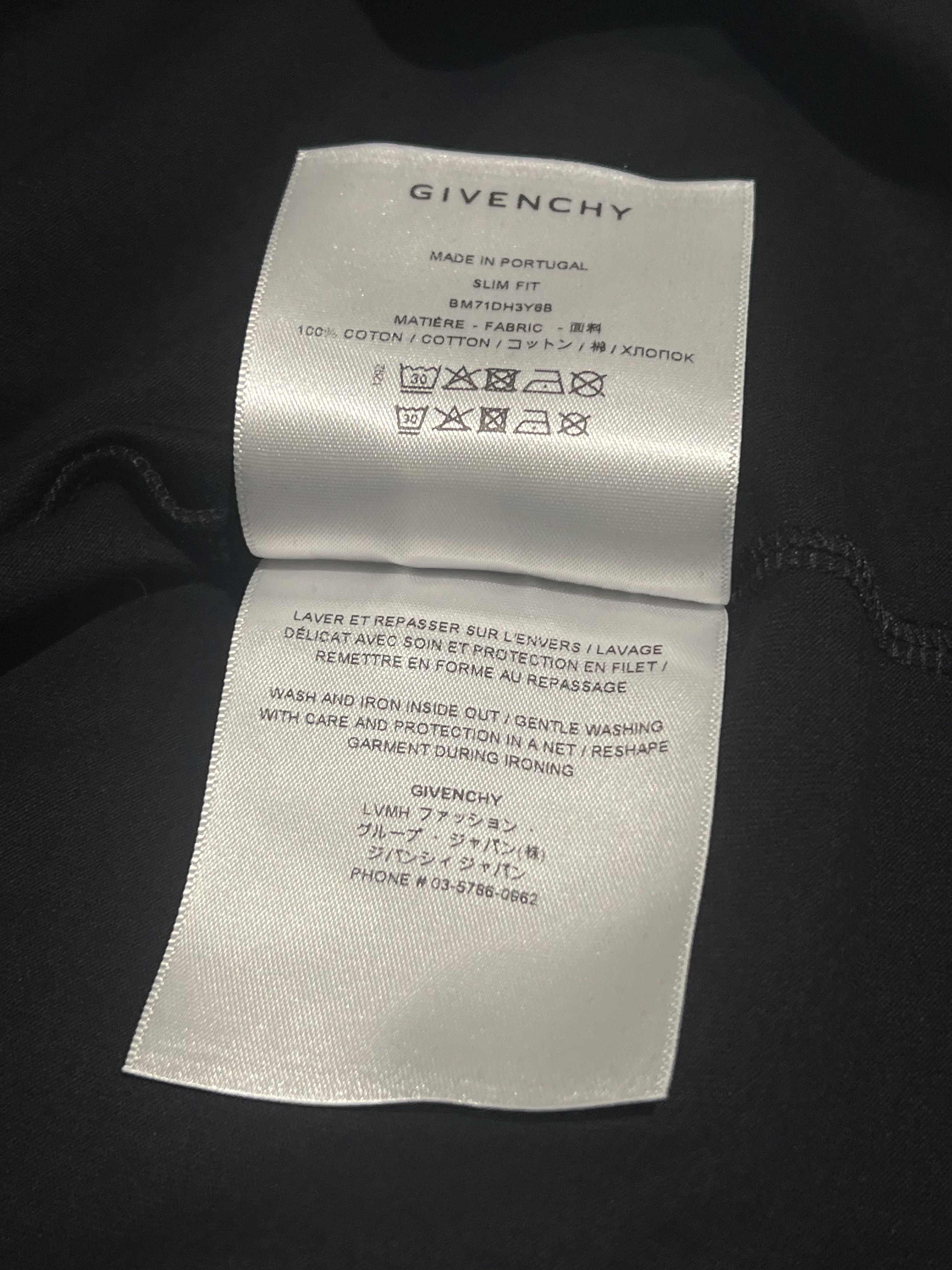 Givenchy Givenchy Multicolour Embroidery Logo T Size US XL / EU 56 / 4 - 8 Thumbnail