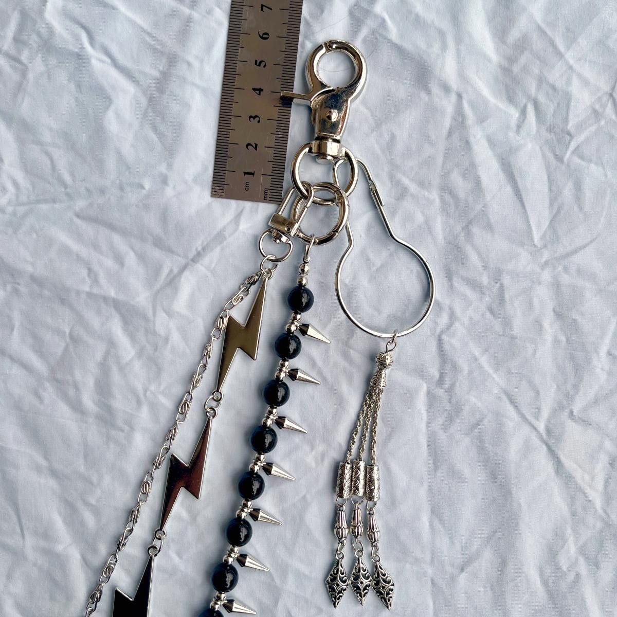 Japanese Brand lightning and agate wallet chain Size ONE SIZE - 4 Thumbnail
