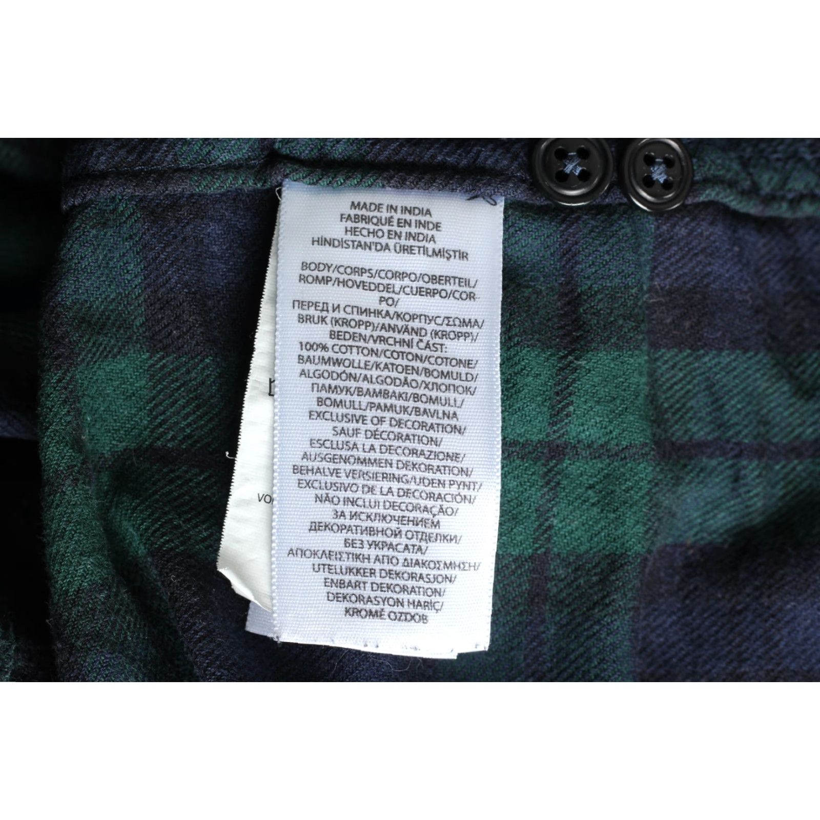 Polo Ralph Lauren POLO RALPH LAUREN FREEDOM SEEKERS Shirt Men M Plaid Flannel Button-Up Blue / Green Military Casual Workwear 5th US-RL Vintage? Size US M / EU 48-50 / 2 - 7 Thumbnail