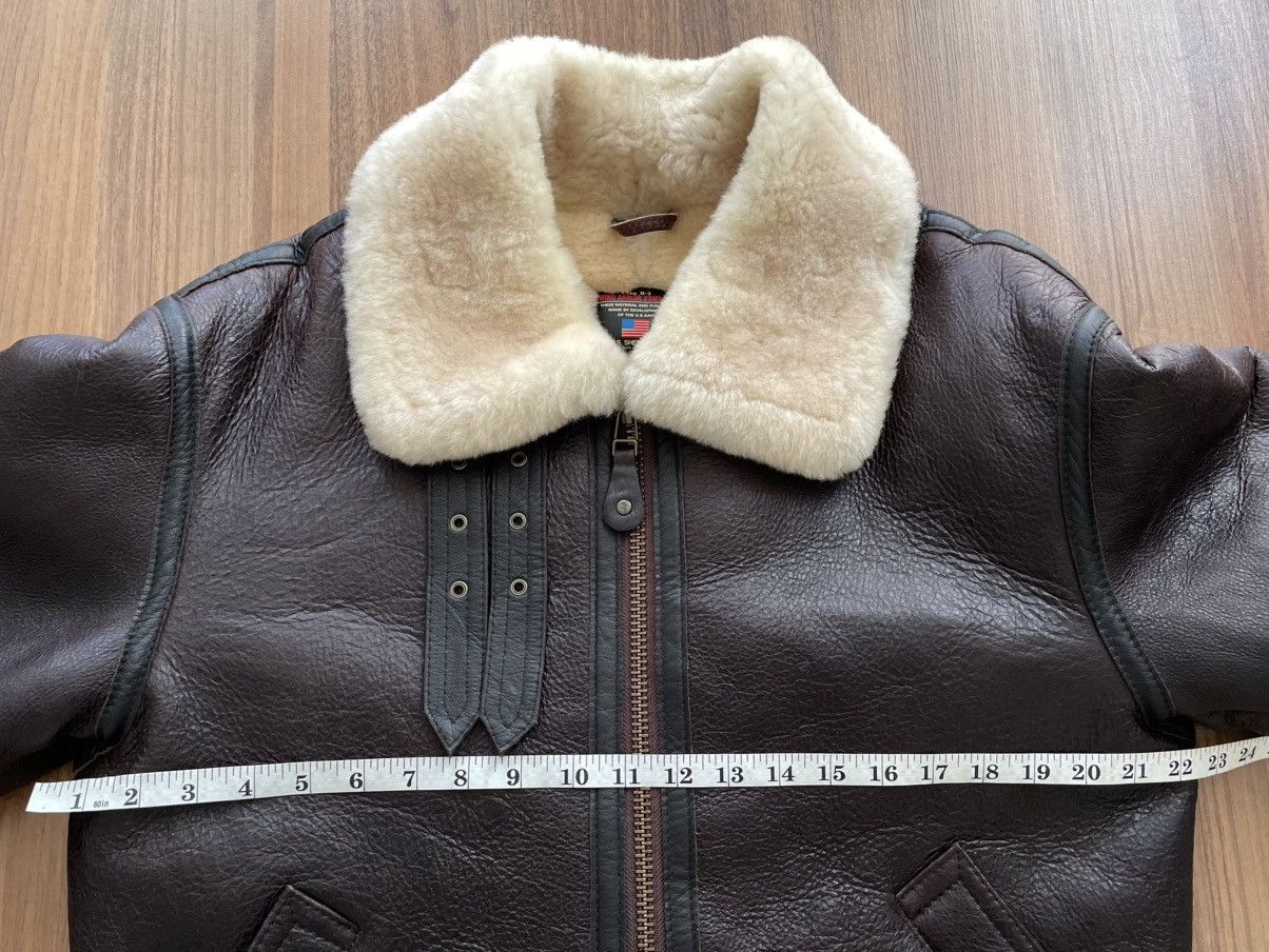 Schott Wind Armour B-3 US Sheepskin Bomber Flight Jacket Size US M / EU 48-50 / 2 - 5 Thumbnail