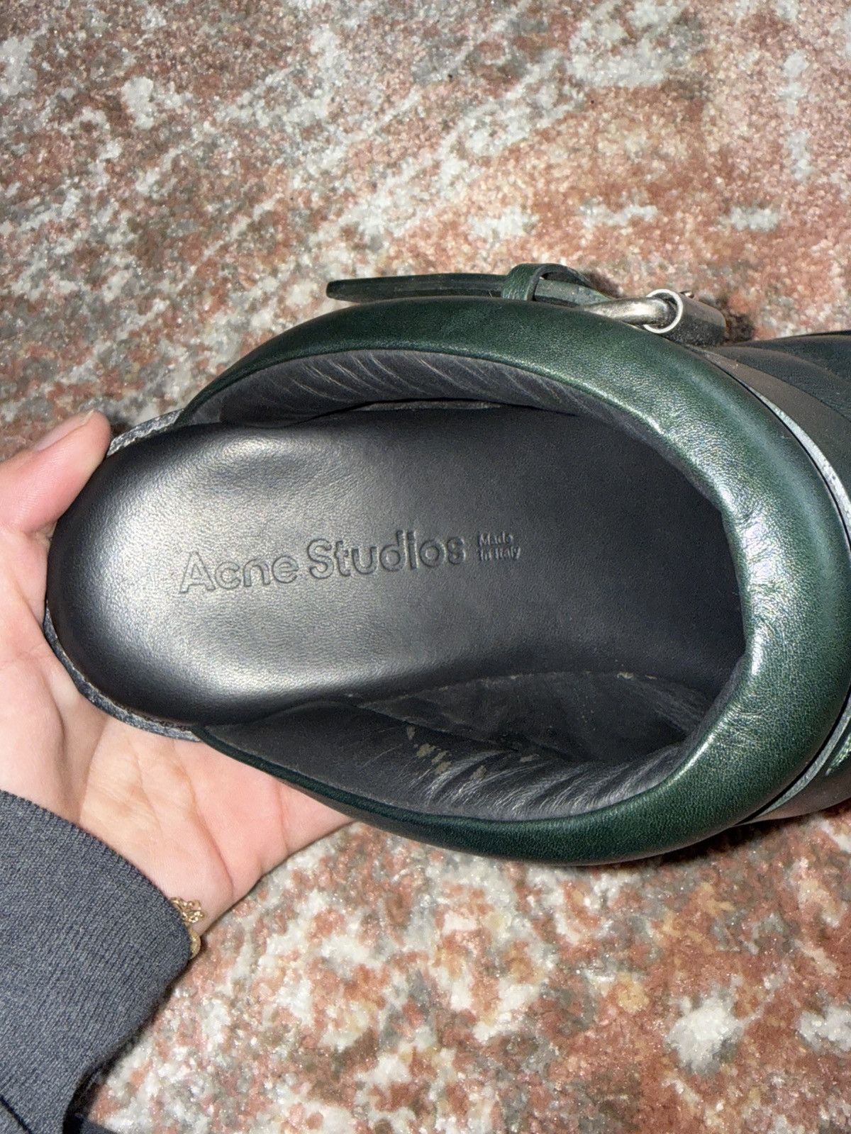 Acne Studios Acne studios buckle mule Size US 7 / EU 40 - 3 Thumbnail