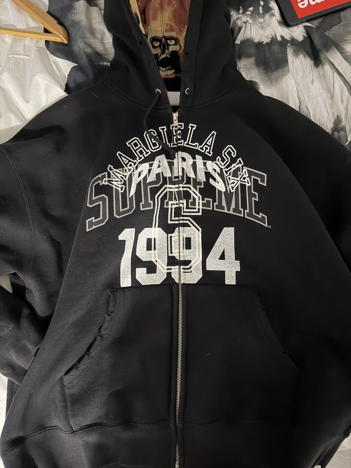 Supreme Supreme MM6 Maison Margiela zipup hoodie Size US M / EU 48-50 / 2 - 4 Thumbnail