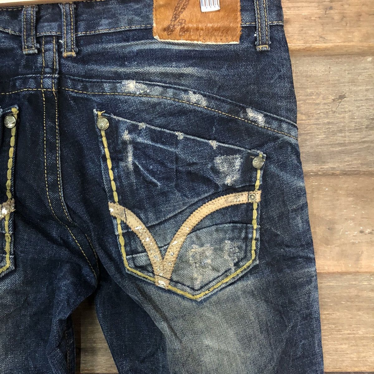 Japanese Brand HotchKiss Blue Denim Jeans Pants #7383 Size 26" / US 2 / IT 38 - 19 Thumbnail