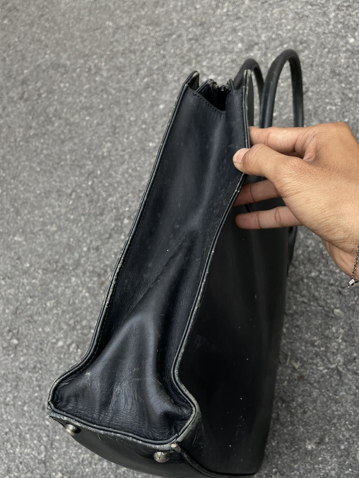 Issey Miyake Issey Miyake | Leather Tote Bag Size ONE SIZE - 15 Thumbnail