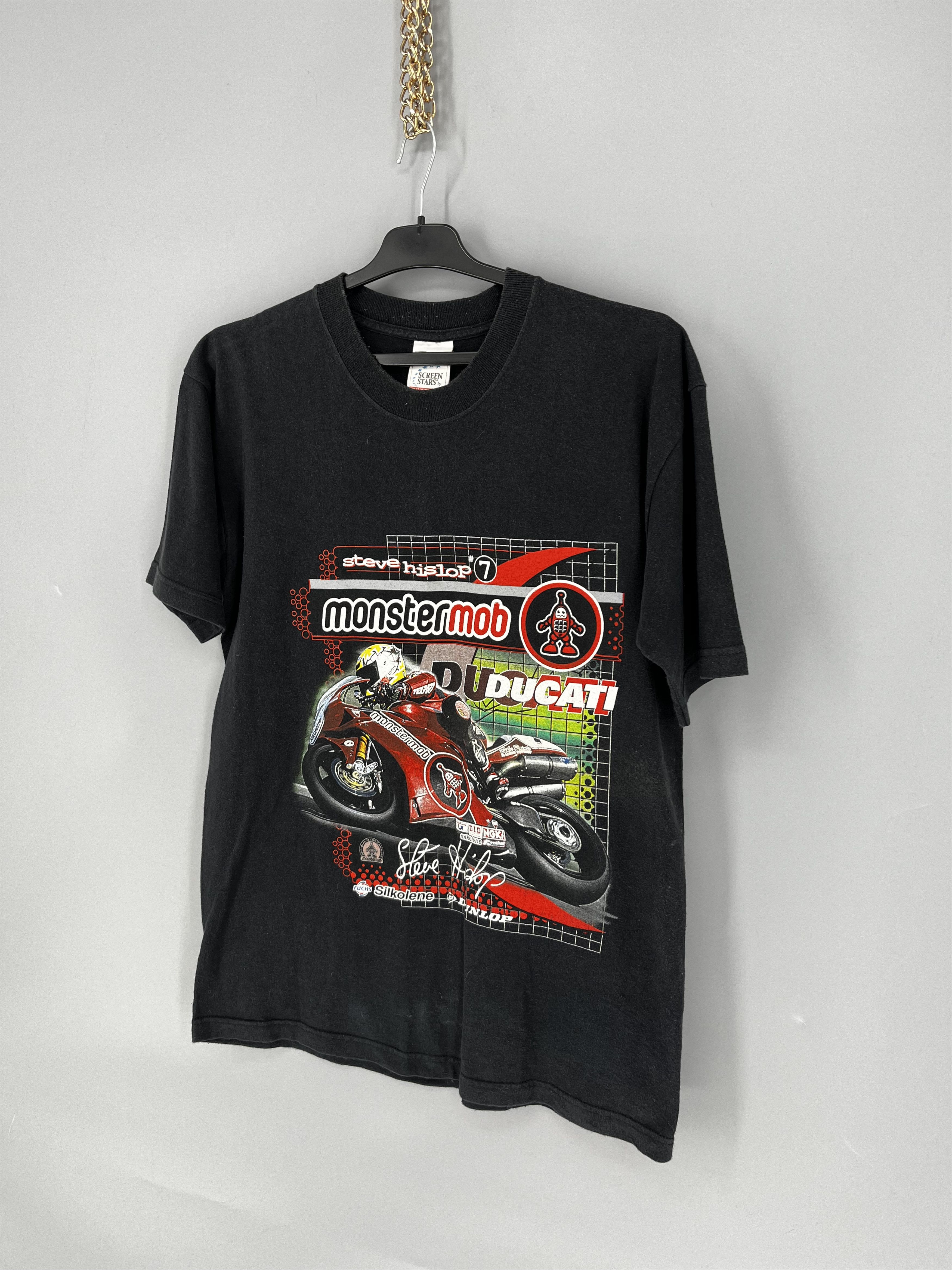 Ducati Vintage Ducati Steve Hislop Monster Mob UK Superbike RacingM Size US M / EU 48-50 / 2 - 3 Thumbnail