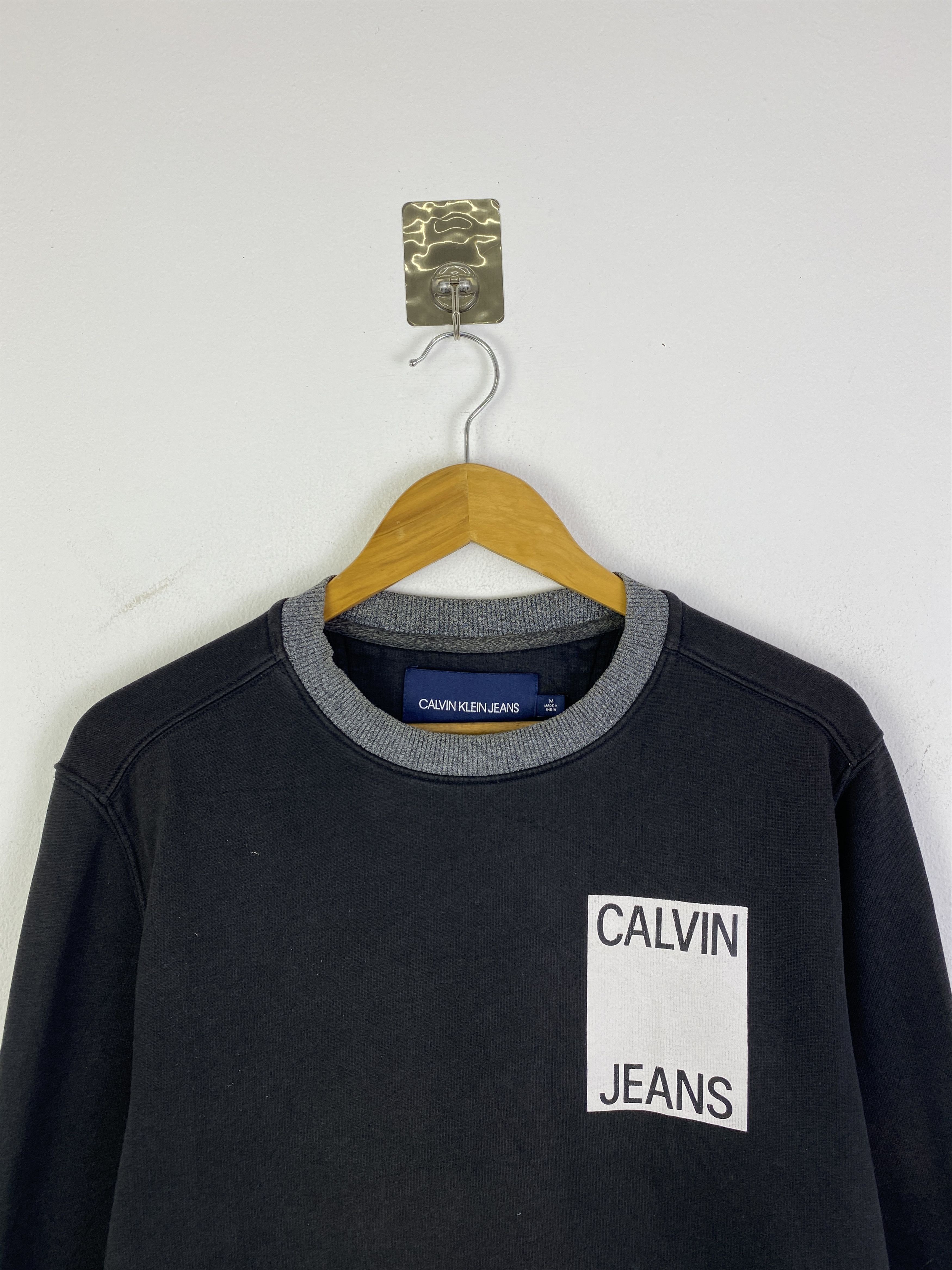 Calvin Klein Vintage Calvin Klein Jeans Crewneck Sweatshirt SH0329 Size US M / EU 48-50 / 2 - 2 Thumbnail