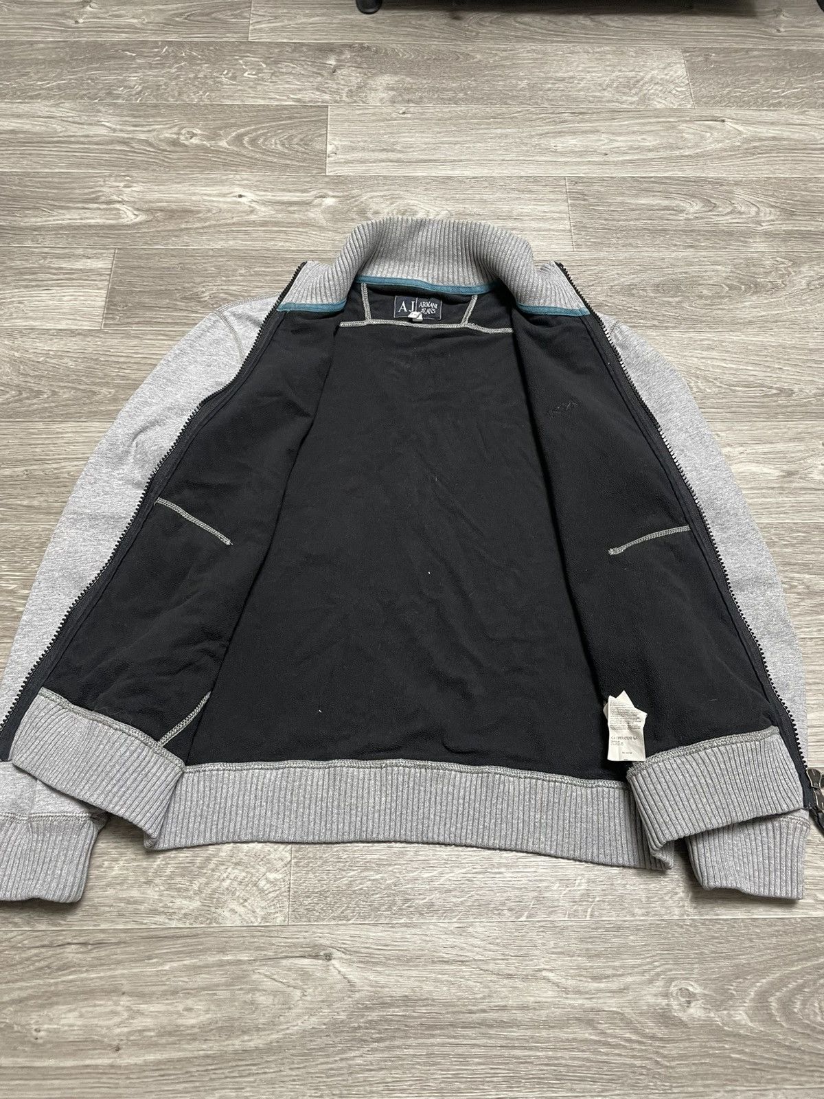 Armani ARMANI JEANS FULL ZIP UP SWEATSHIRT WITH AJ LOGO IN GREY Size US S / EU 44-46 / 1 - 13 Thumbnail