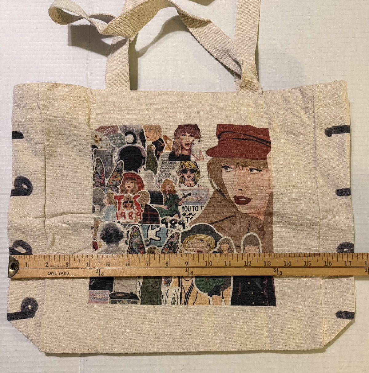 Other Taylor Swift 1989 Album Canvas Tote Bag Collage of Pictures Size ONE SIZE - 8 Thumbnail