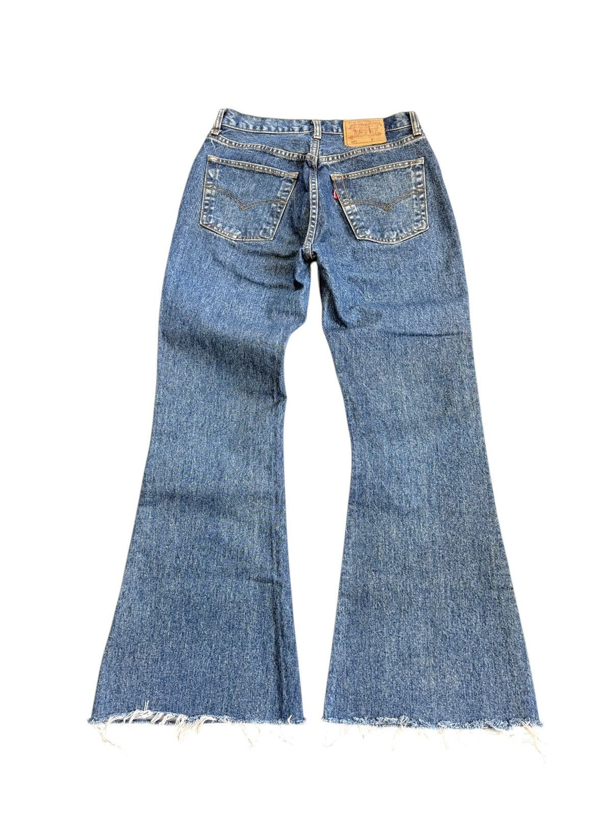 Levi's Vintage Levis 501 Usa Flared Bootcut Heavy denim jeans pants Size 31" - 1 Thumbnail