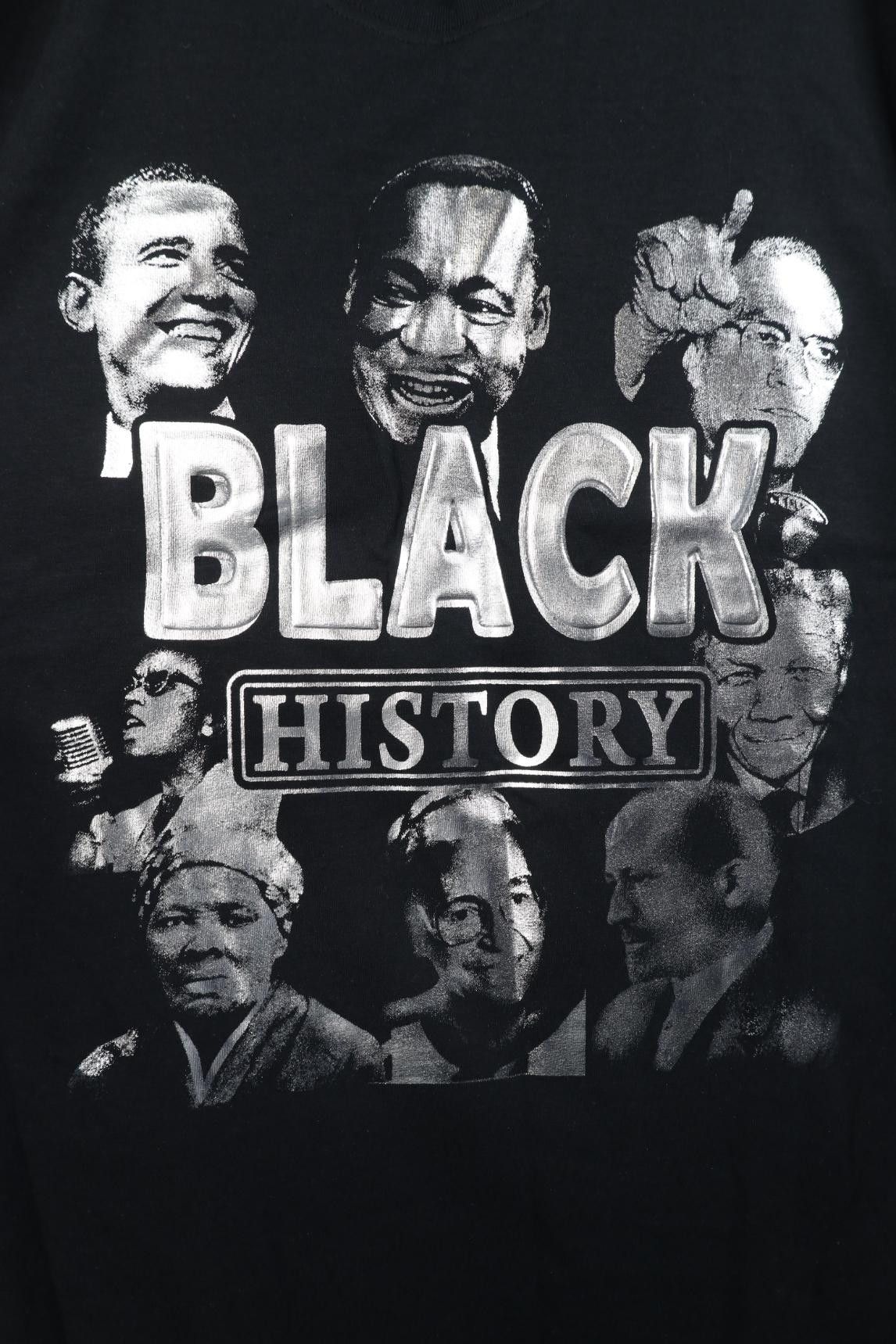 Vintage Deadstock Vintage Y2K Obama MLK Jr Malcolm X Mandela T-Shirt Size US XL / EU 56 / 4 - 4 Thumbnail