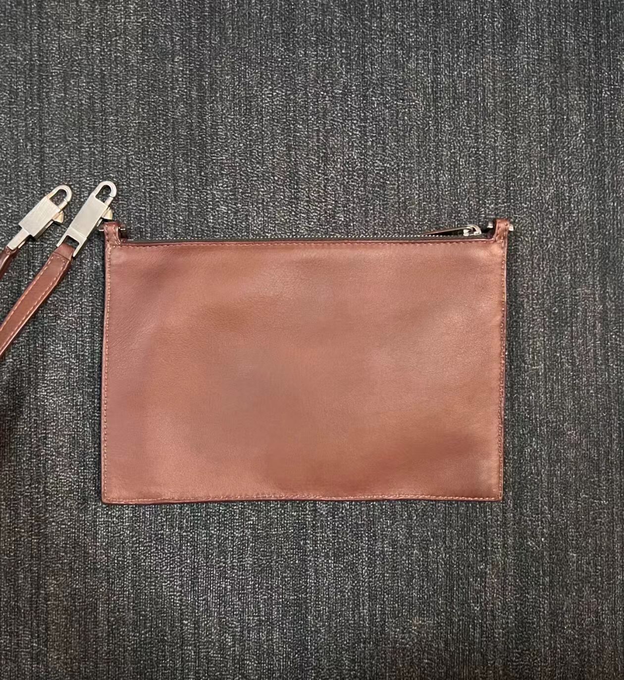 Rick Owens Rick Owens RO Red Leather Crossbody Bag Shoulder Bag 2412- Size ONE SIZE - 3 Thumbnail