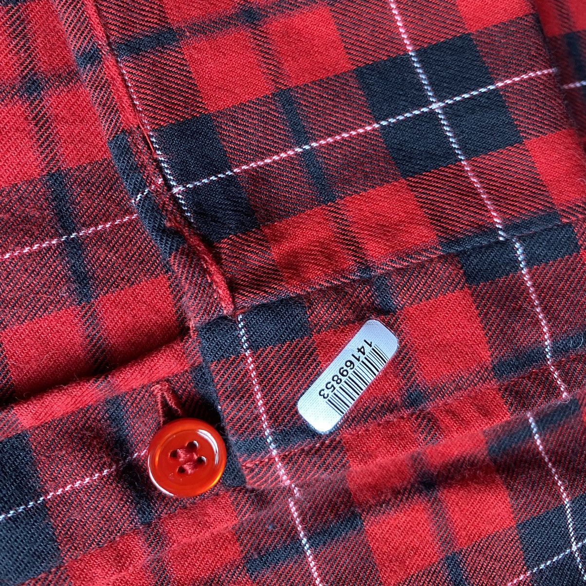 Balenciaga Balenciaga Red Pliad Logo Oversize Shirt Size US M / EU 48-50 / 2 - 6 Thumbnail