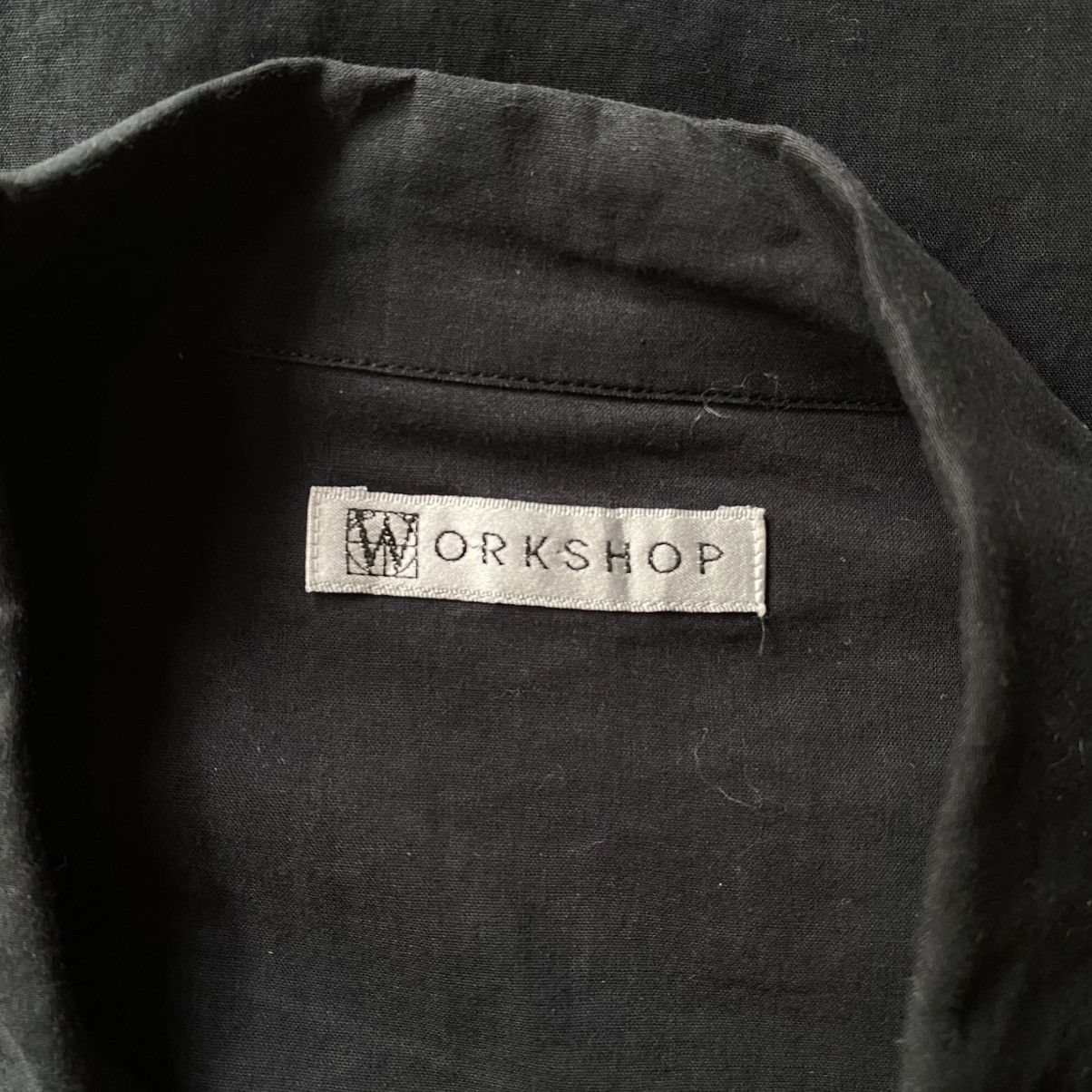 Yohji Yamamoto WORKSHOP Yohji Yamamoto Black Sleeveless Pocket Shirt Size M / US 6-8 / IT 42-44 - 6 Thumbnail