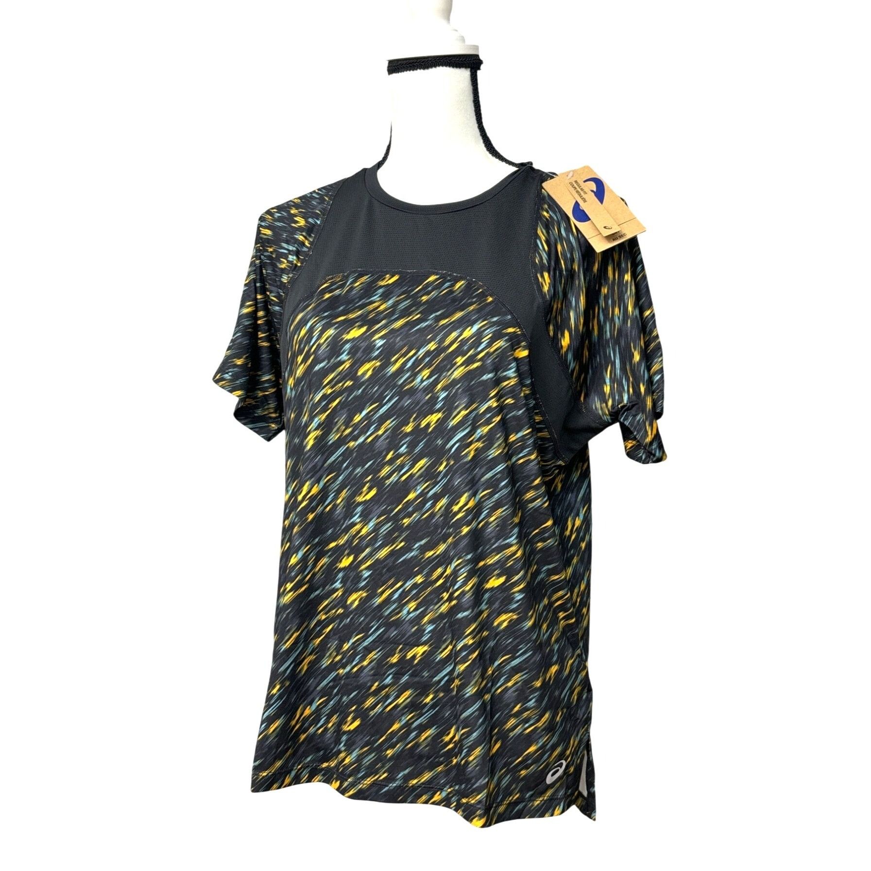 Asics ASICS Women's PR Lyte Run Short Sleeve Top, Night Shade/ Sag Size L / US 10 / IT 46 - 2 Thumbnail